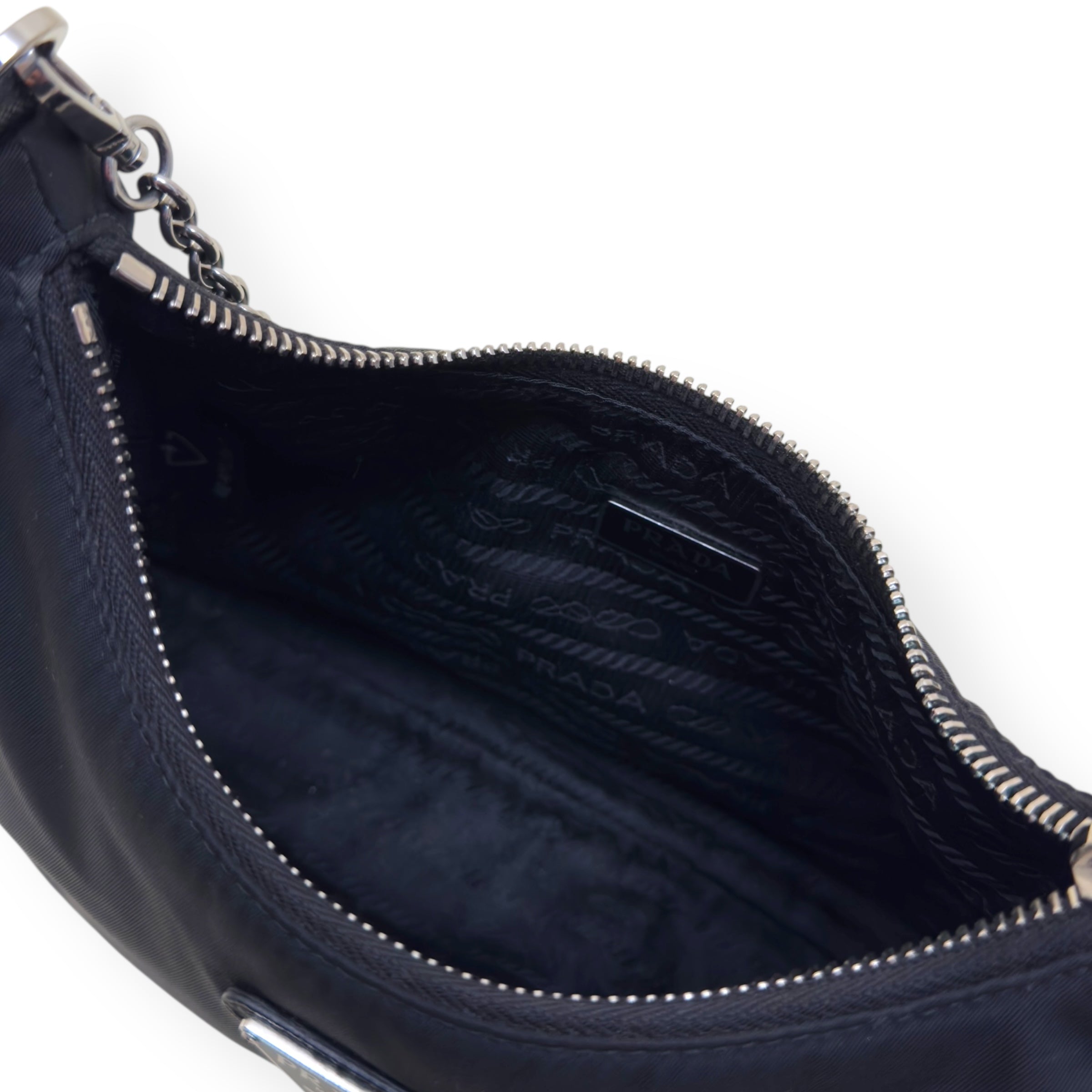 PRADA RE-EDITION 2005 RE-NYLON BAG BLACK S