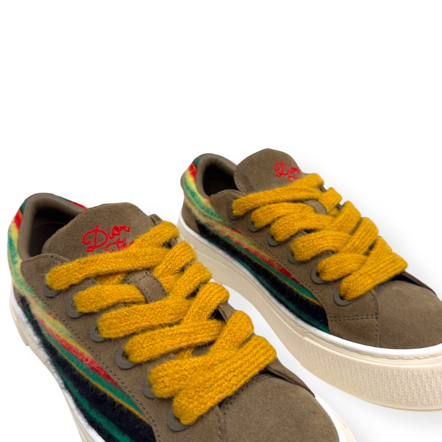 DIOR X DENIM TEARS B33 MOHAIR SNEAKER YELLOW 42 / UK8