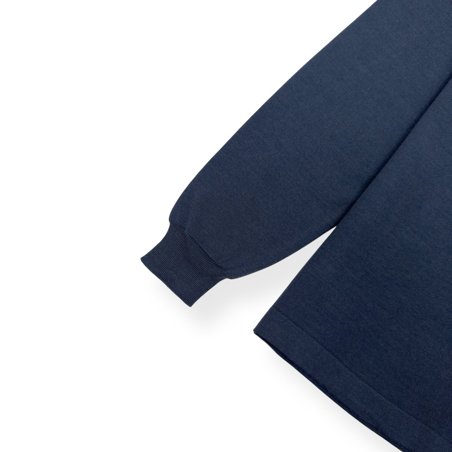THOM SWEENEY MERINO WOOL SWEATER SLATE BLUE L
