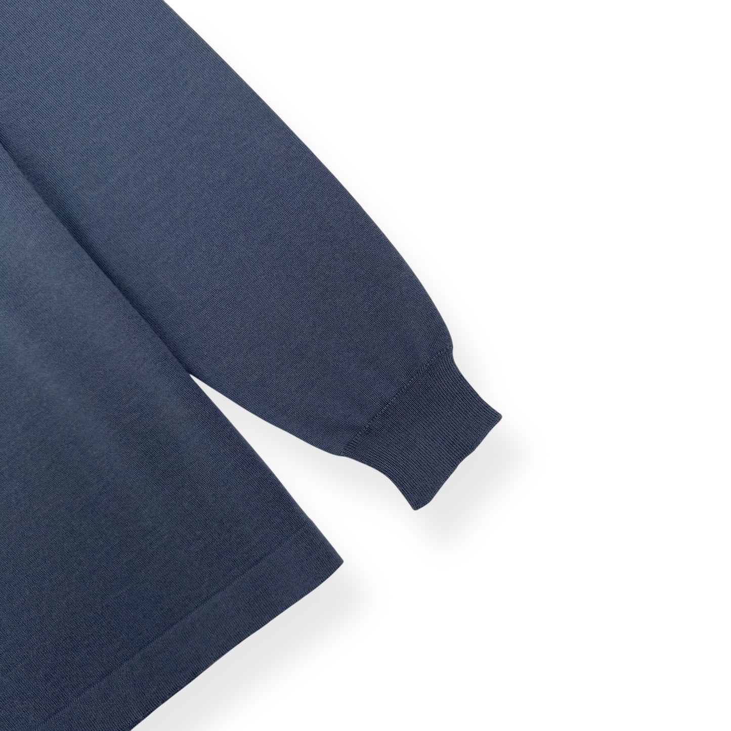 THOM SWEENEY MERINO WOOL SWEATER SLATE BLUE L