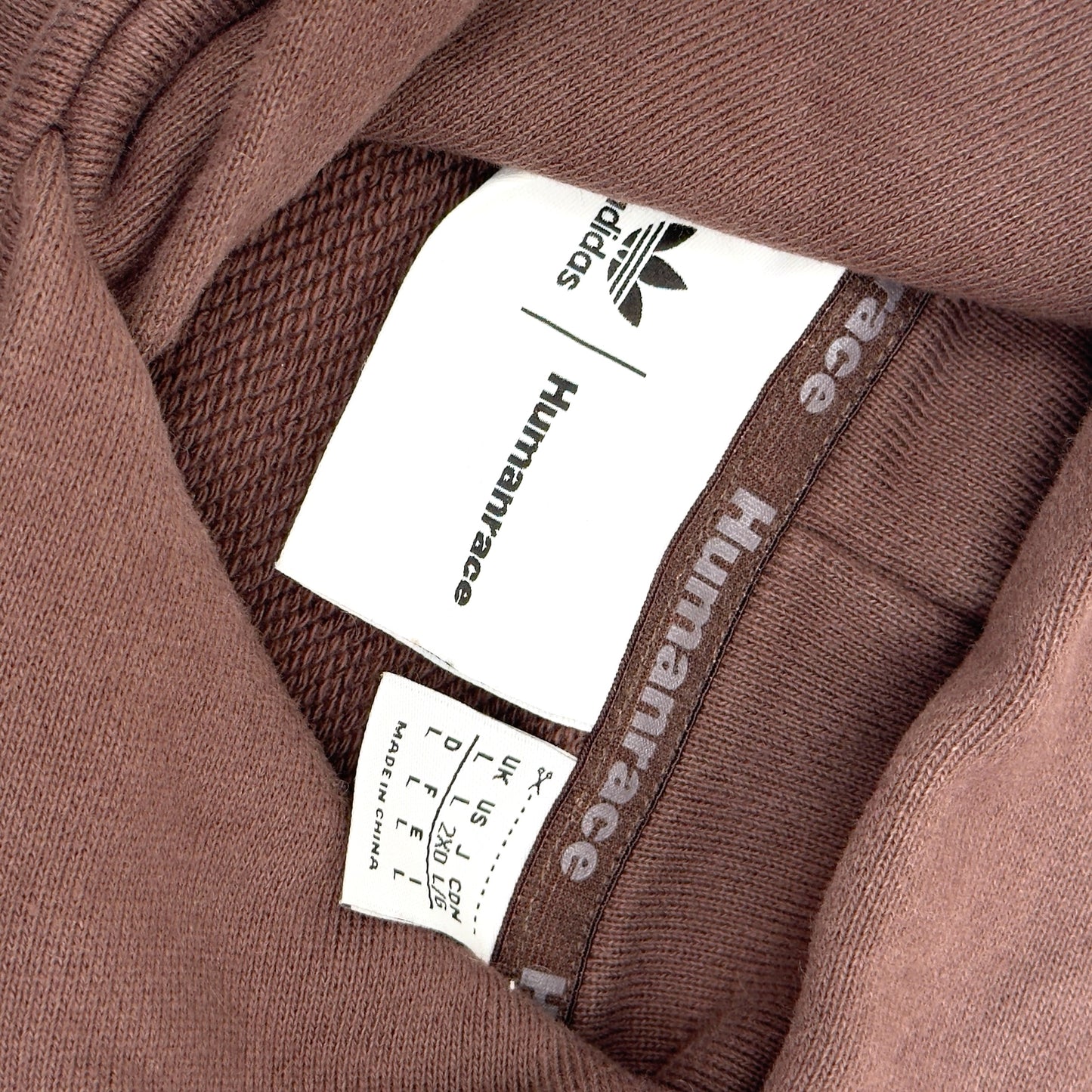 PHARELL WILLIAMS HUMAN RACE BASICS HOODIE BROWN L