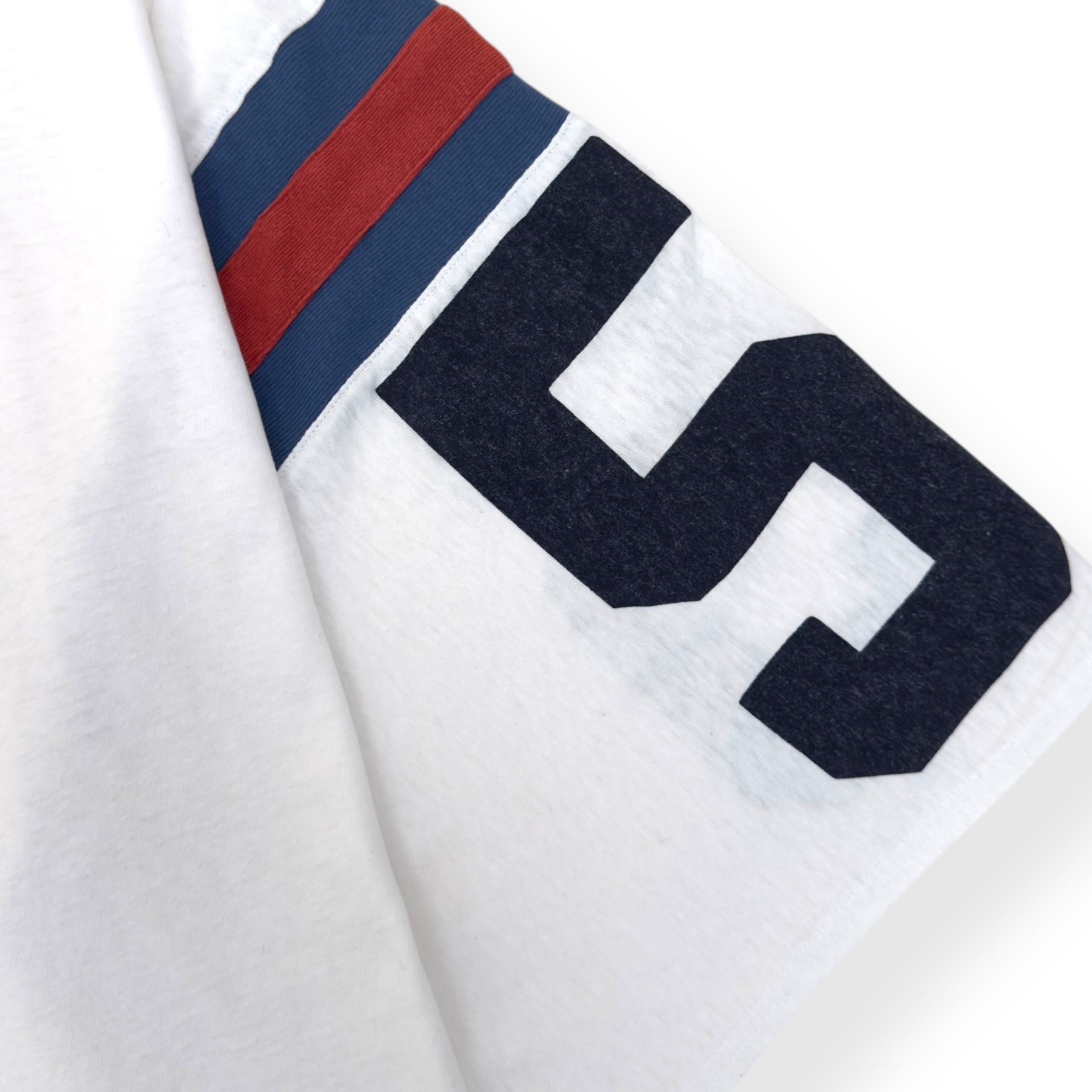 KAPITAL RAINBOWY 55 FOOTBALL HUGE T-SHIRT WHITE 3 / M