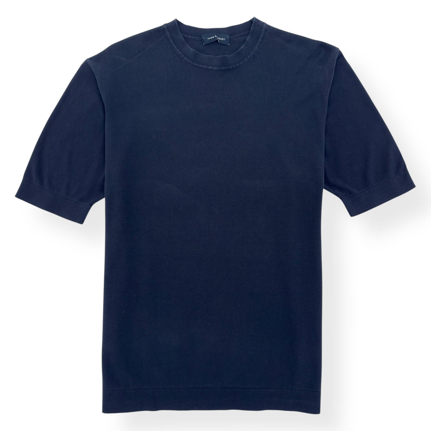 THOM SWEENEY COTTON T-SHIRT NAVY L