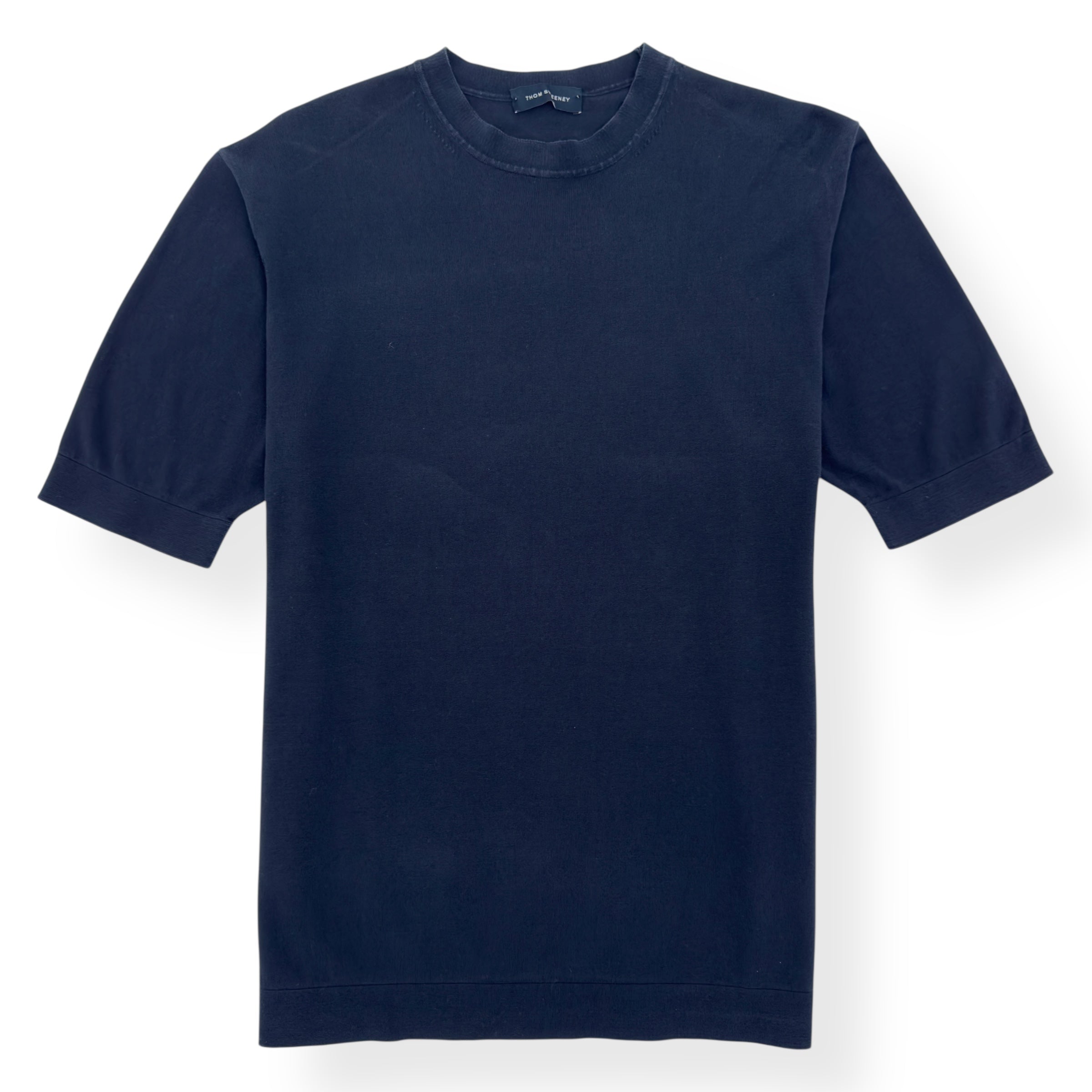 THOM SWEENEY COTTON T-SHIRT NAVY L