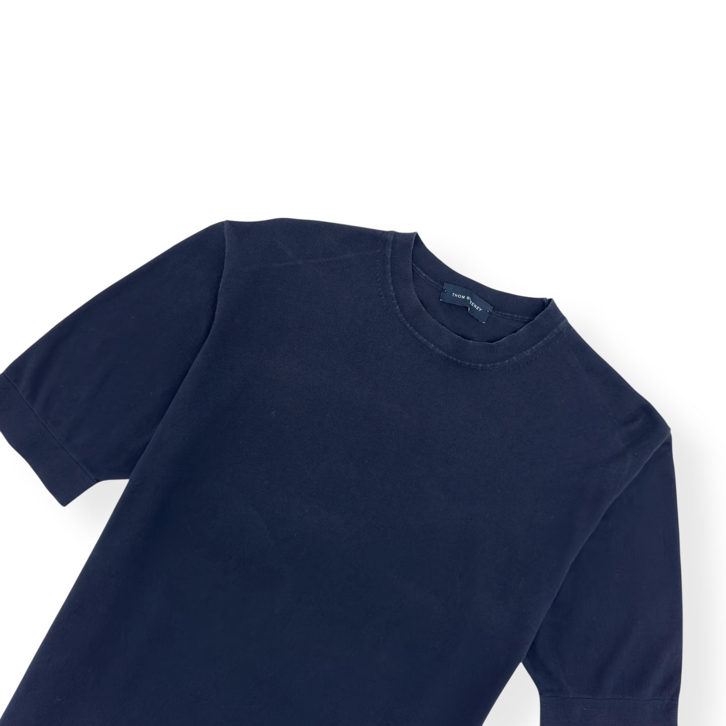 THOM SWEENEY COTTON T-SHIRT NAVY L