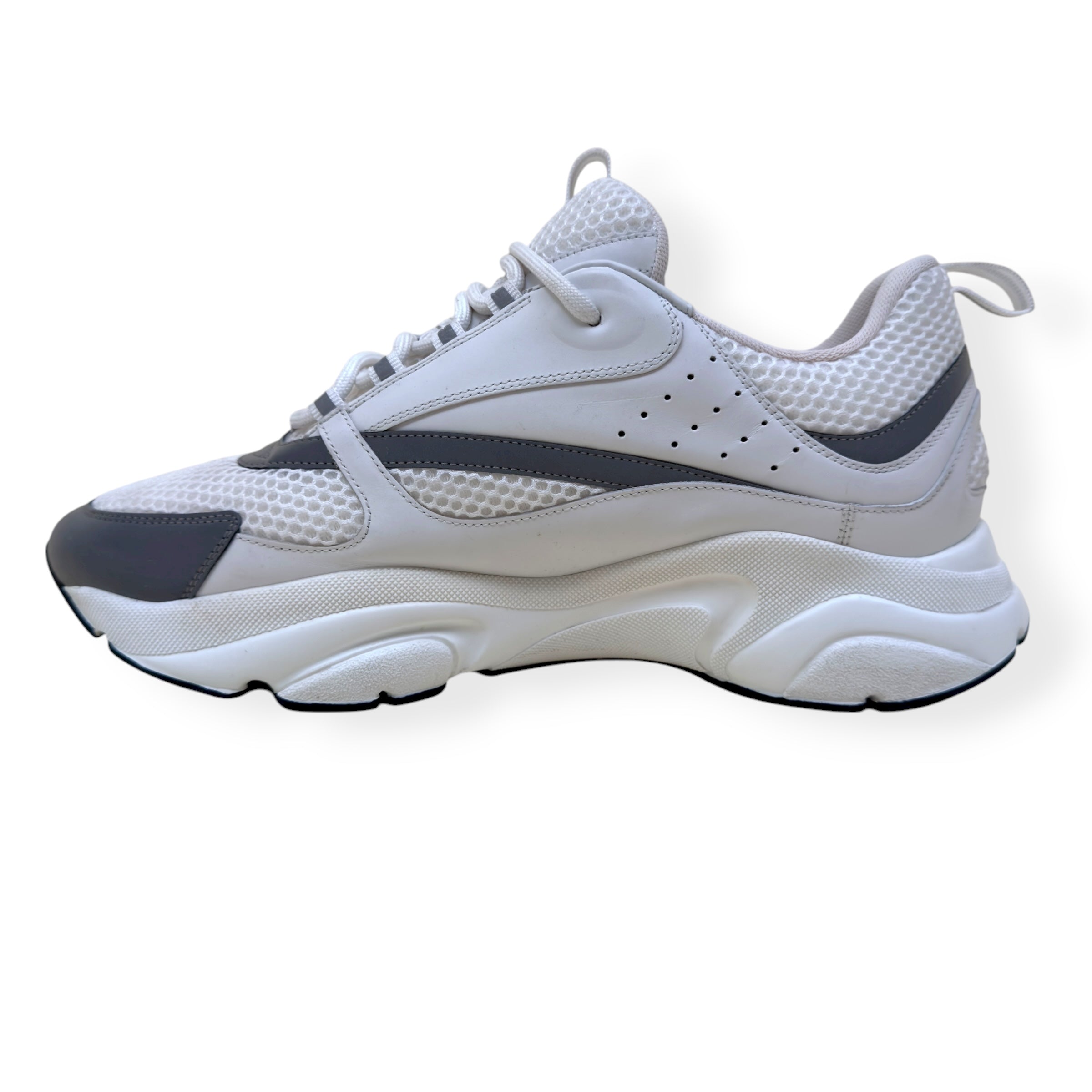DIOR B22 SNEAKER WHITE / SILVER 45 / UK11
