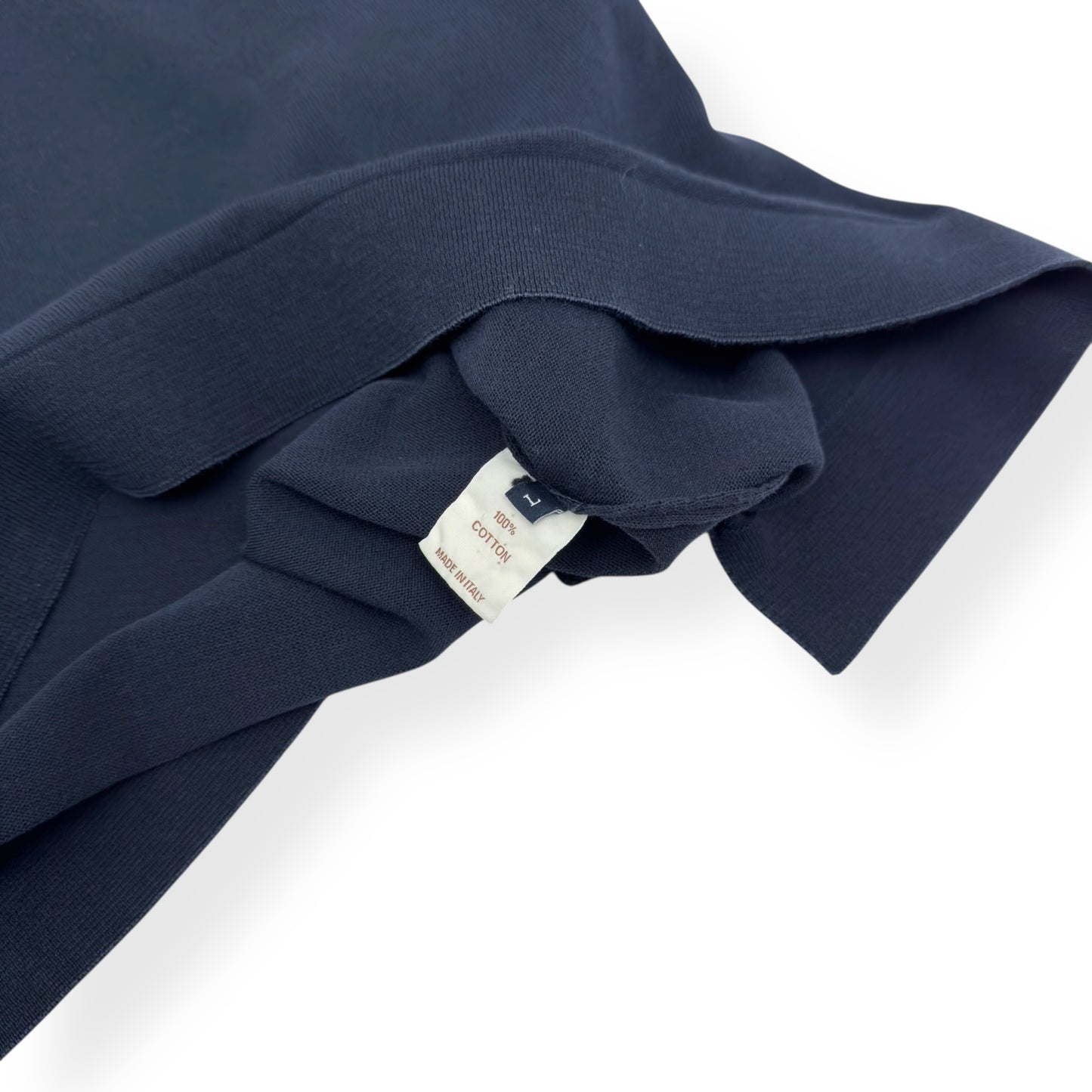 THOM SWEENEY COTTON T-SHIRT NAVY L