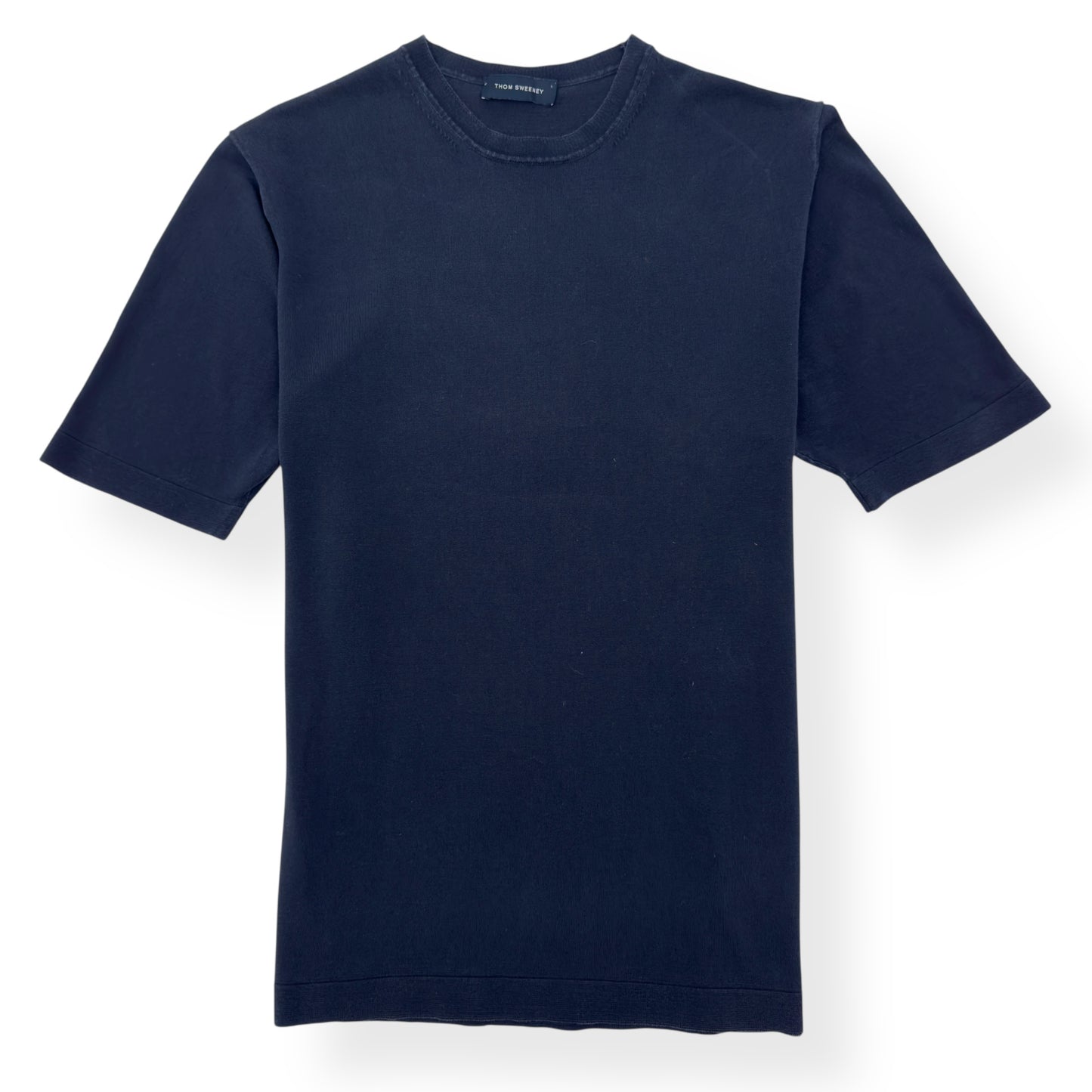 THOM SWEENEY COTTON T-SHIRT NAVY 50 / M