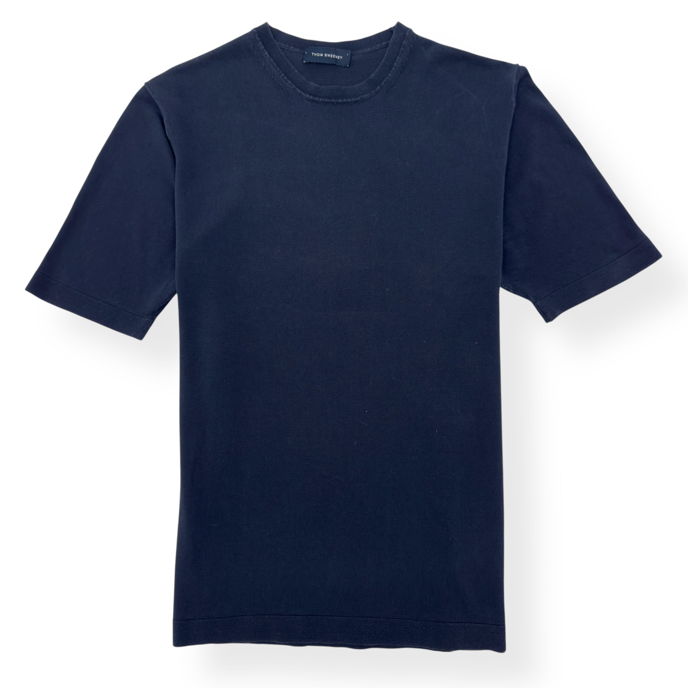THOM SWEENEY COTTON T-SHIRT NAVY 50 / M