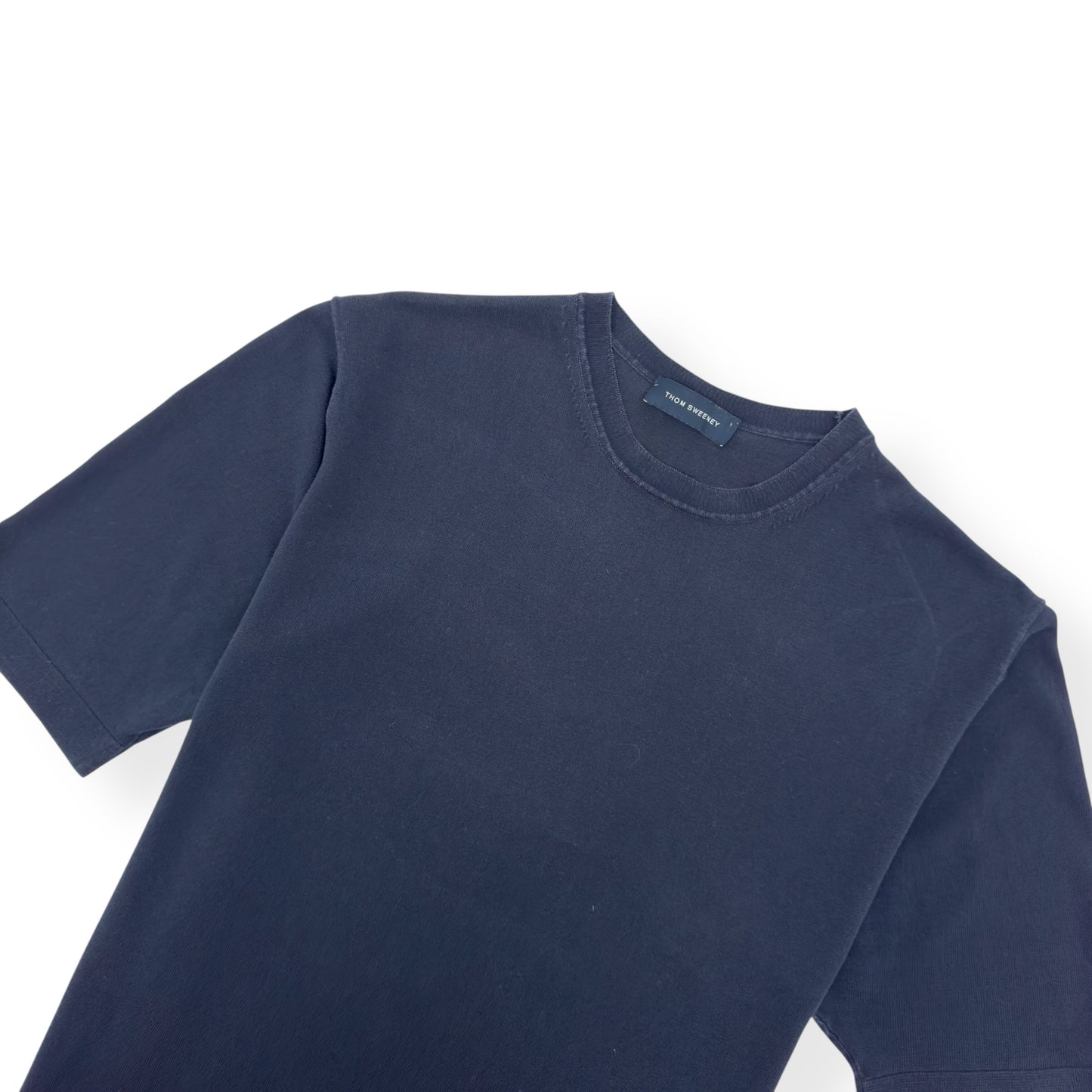 THOM SWEENEY COTTON T-SHIRT NAVY 50 / M