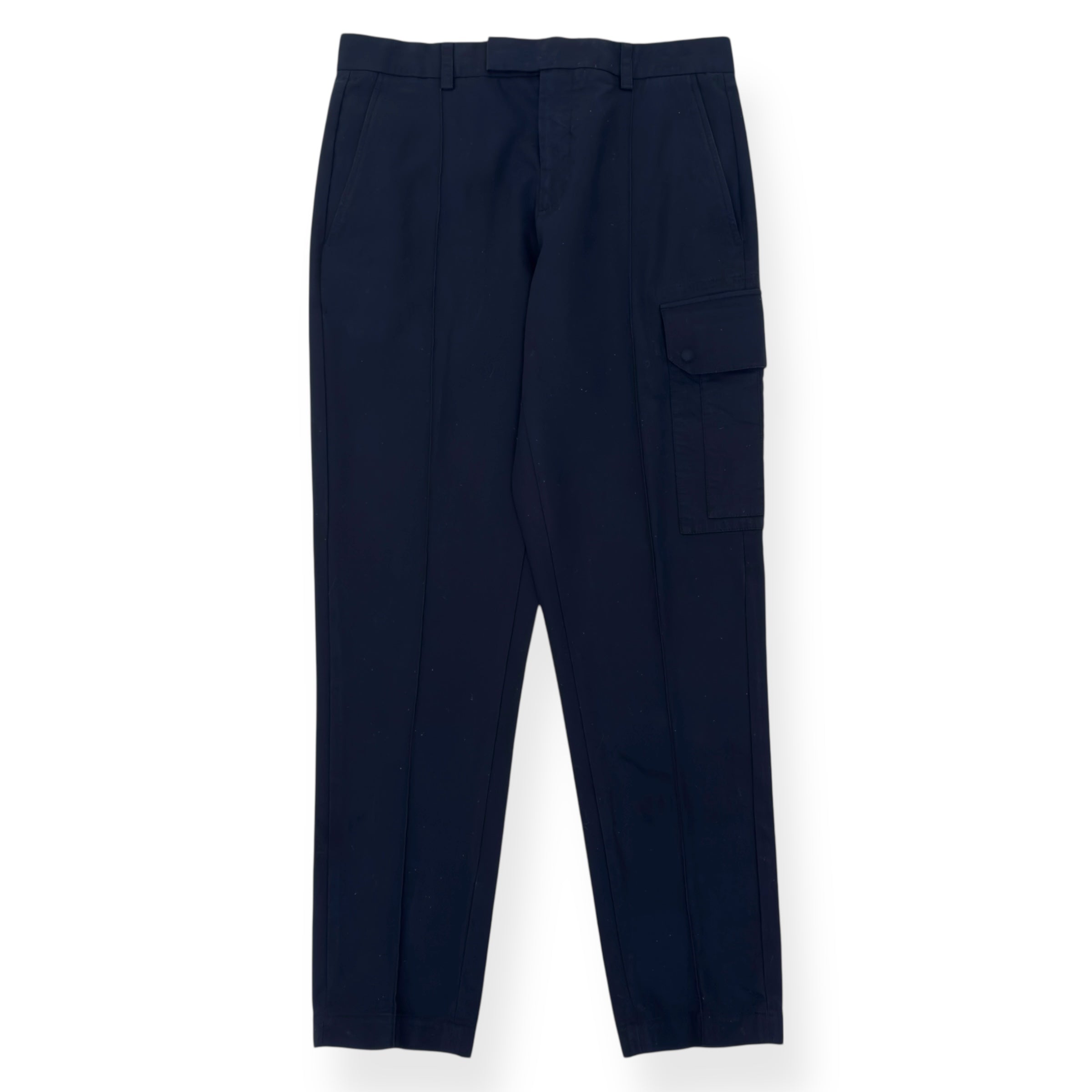 DIOR STRETCH COTTON TROUSERS BLACK 50 / L