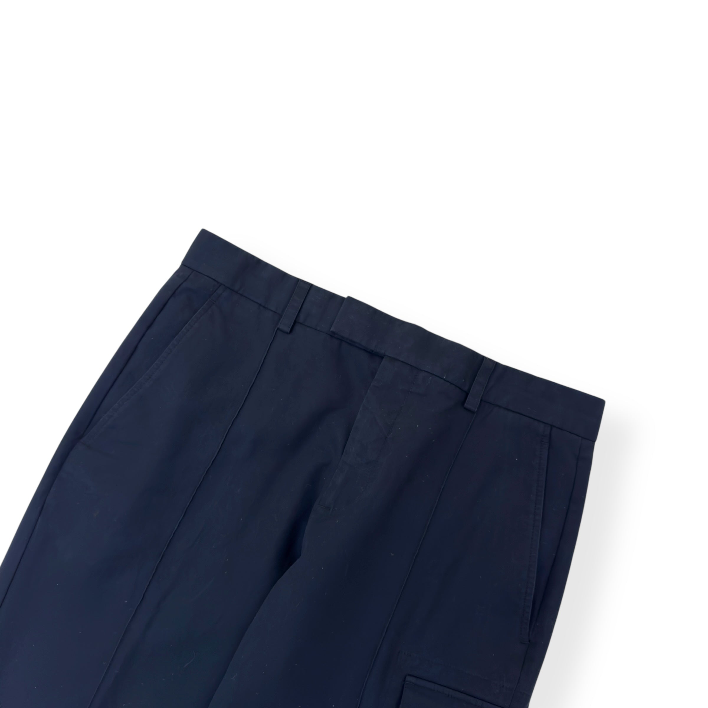 DIOR STRETCH COTTON TROUSERS BLACK 50 / L