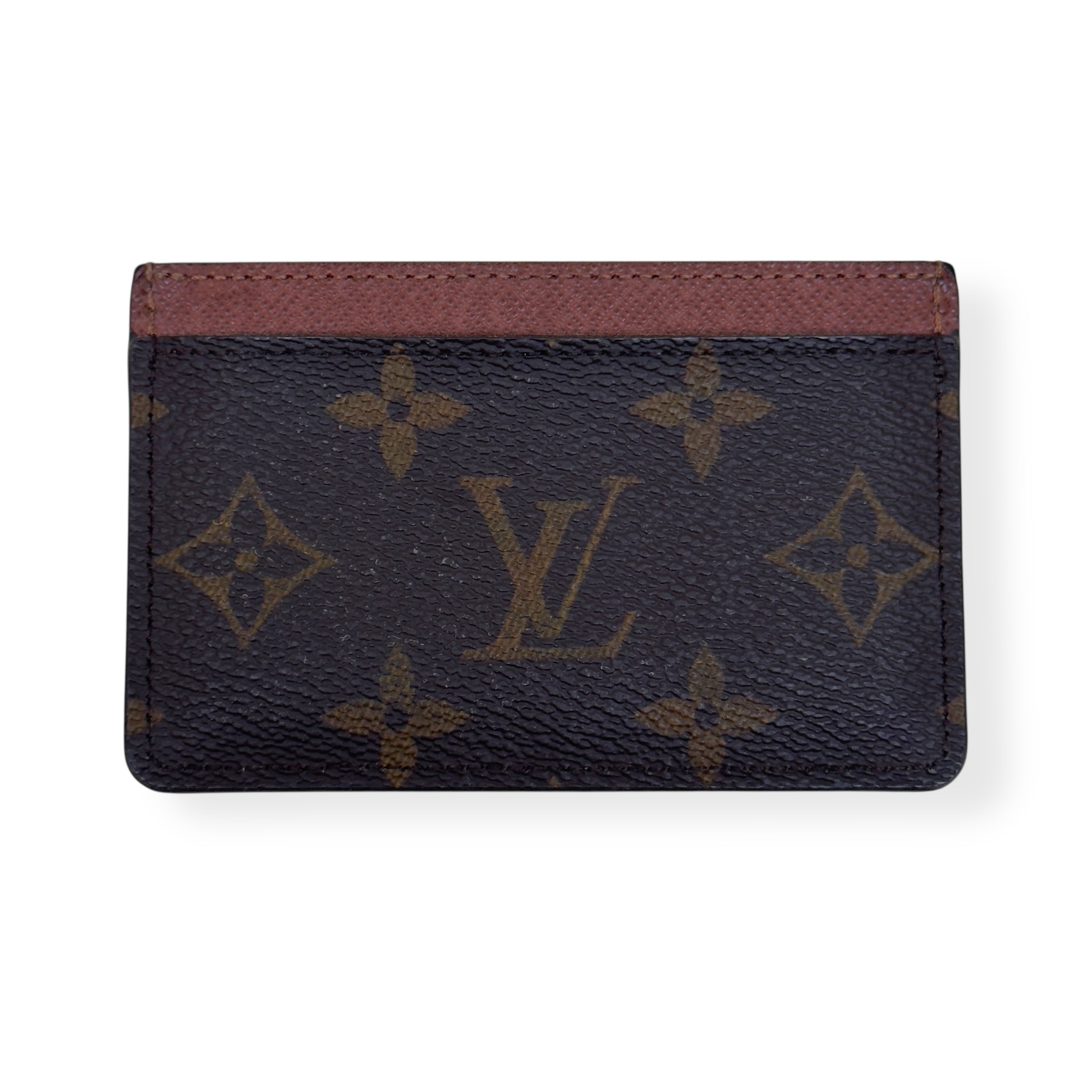 LOUIS VUITTON MONOGRAM CARD HOLDER BROWN