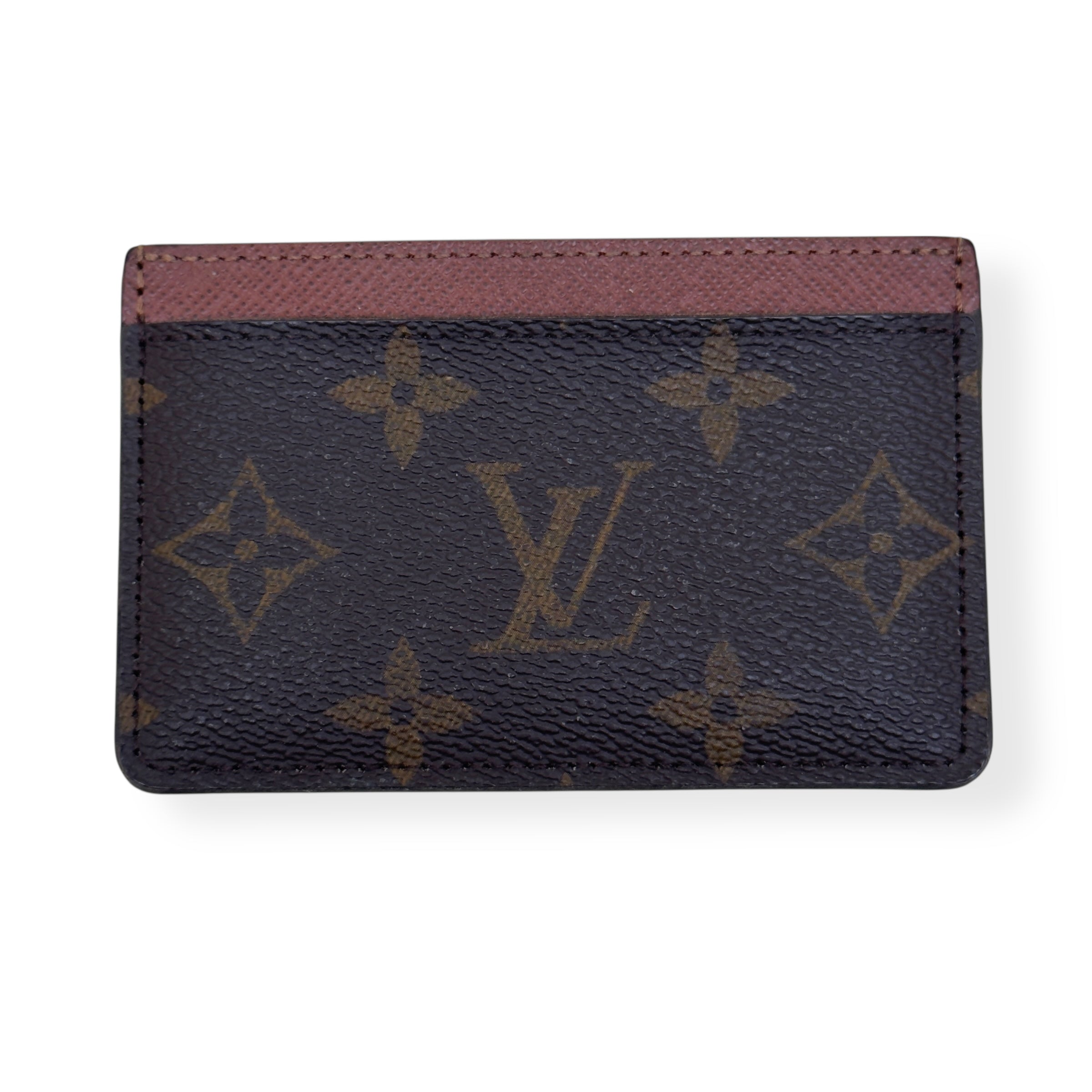 LOUIS VUITTON MONOGRAM CARD HOLDER BROWN