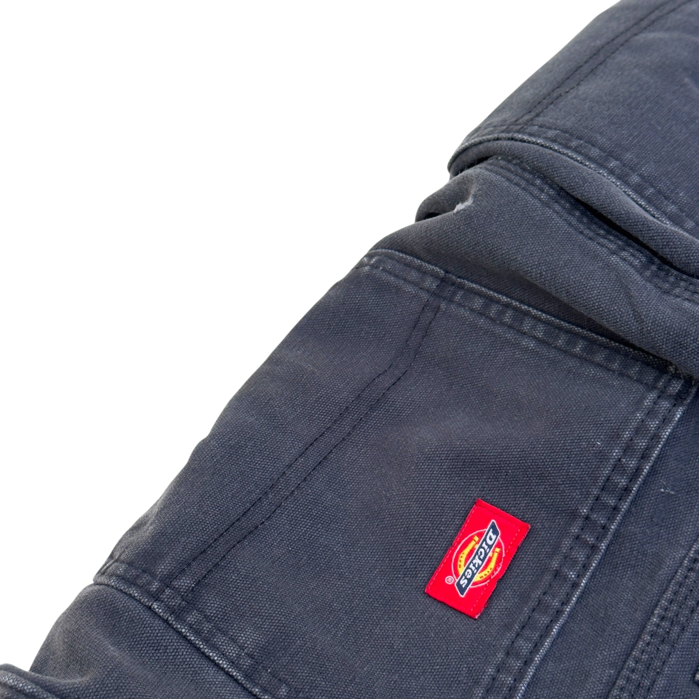 JEANIUS BAR ATELIER CARGO TROUSERS BLACK W32”