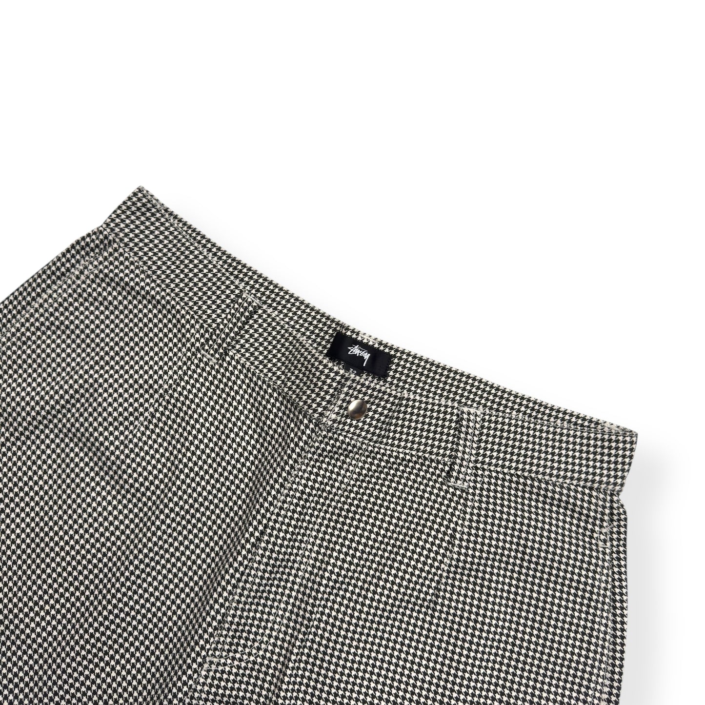 STÜSSY WORKGEAR SHORTS ‘HOUNDSTOOTH’ W32”