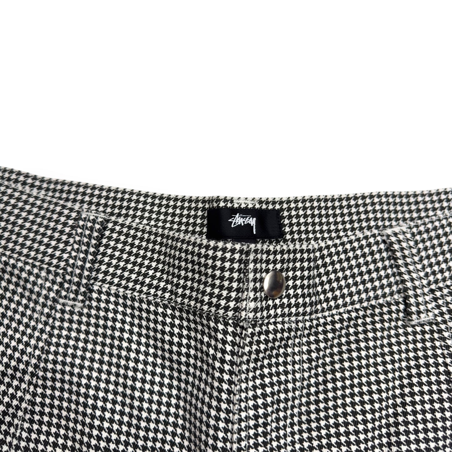 STÜSSY WORKGEAR SHORTS ‘HOUNDSTOOTH’ W32”