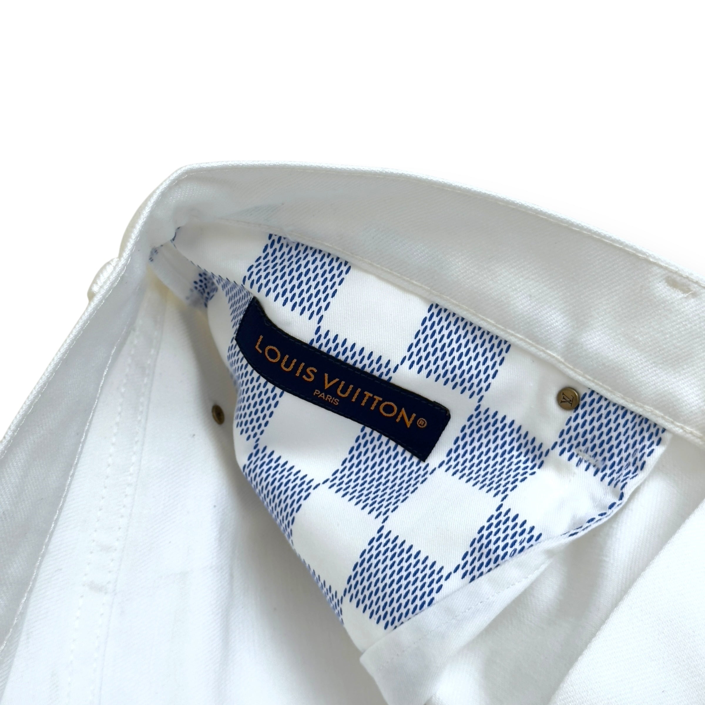 LOUIS VUITTON SKATE FIT DENIM JEANS LUXURY WHITE W36”