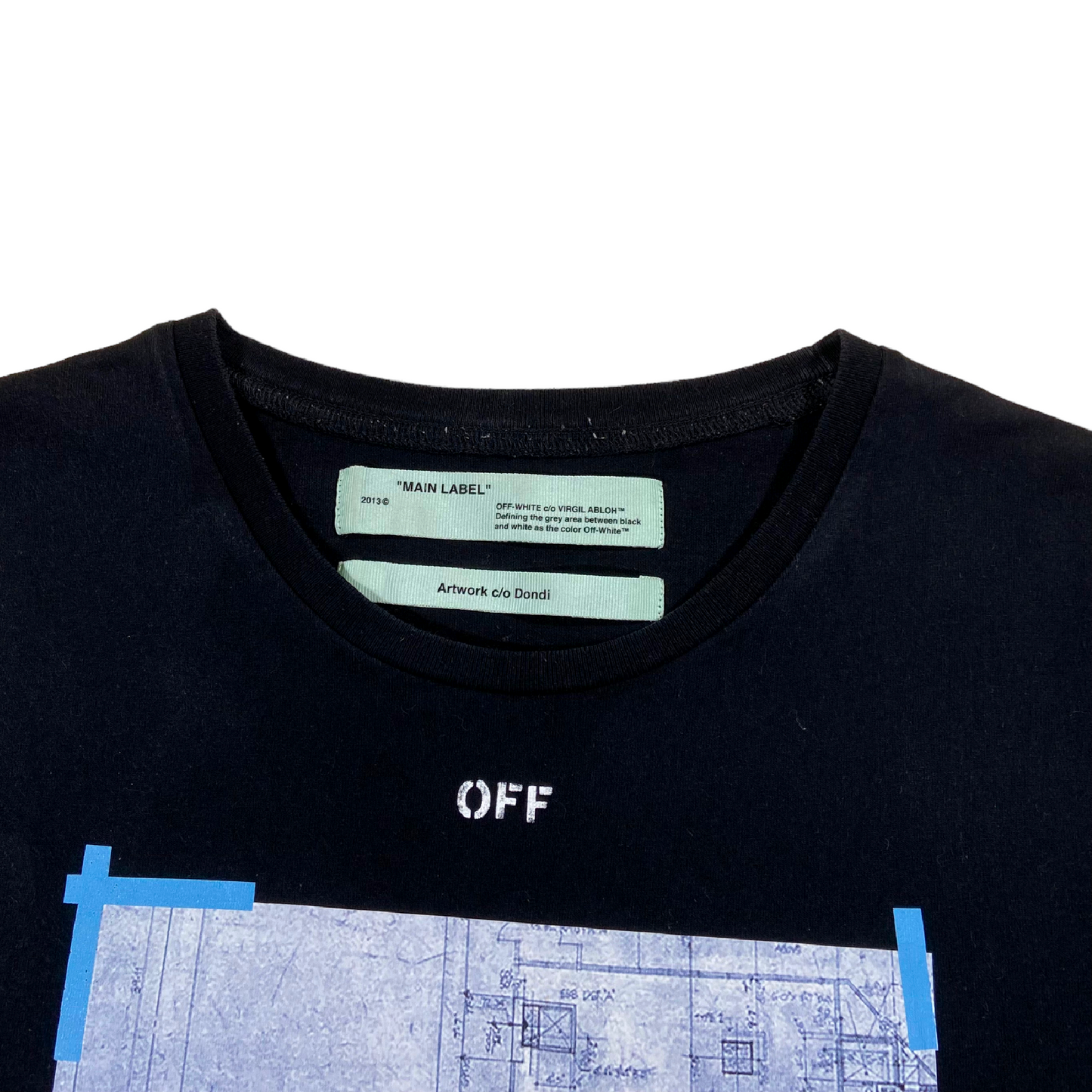 OFF-WHITE X DONDI T-SHIRT BLACK XL