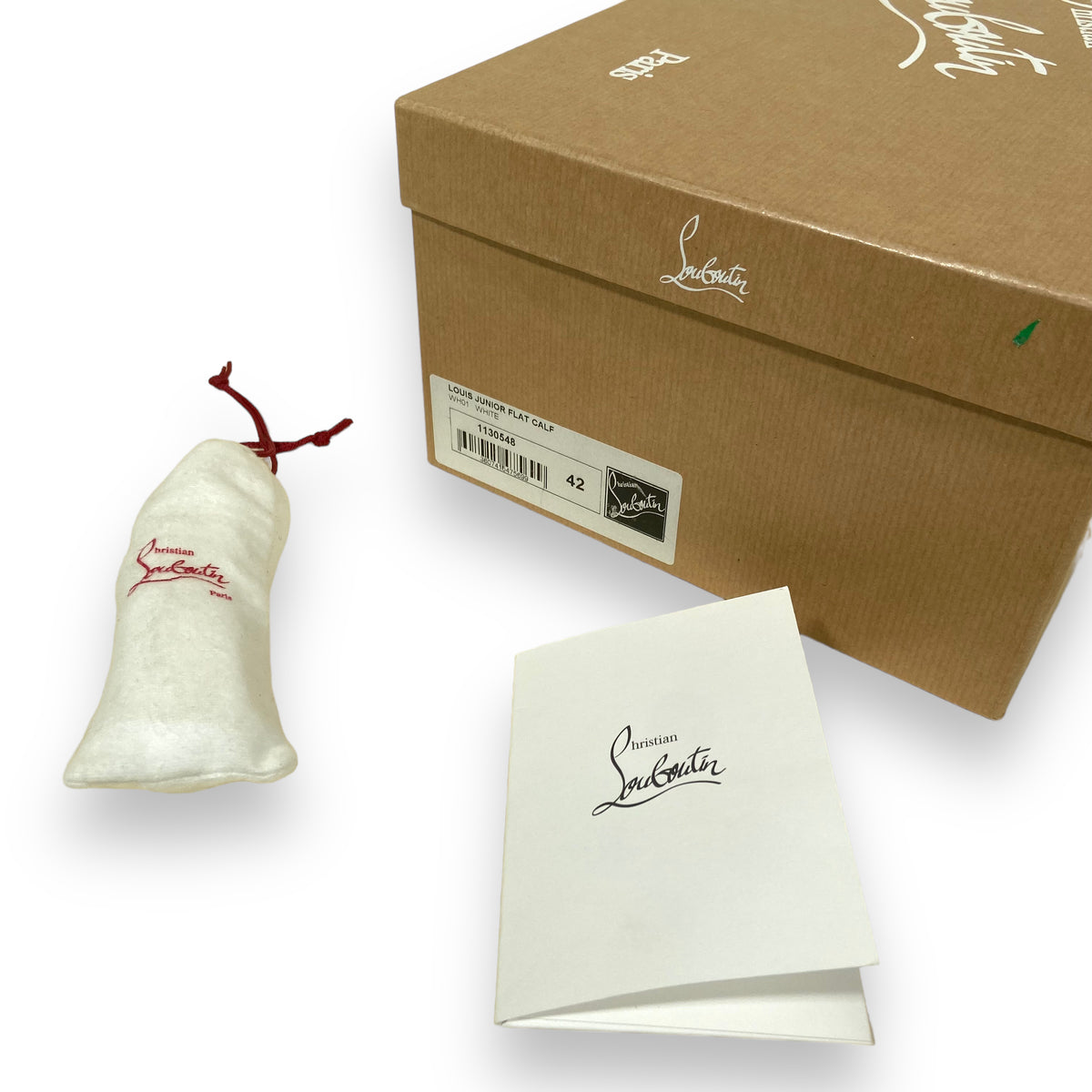 CHRISTIAN LOUBOUTIN SNEAKERS WHITE UK8