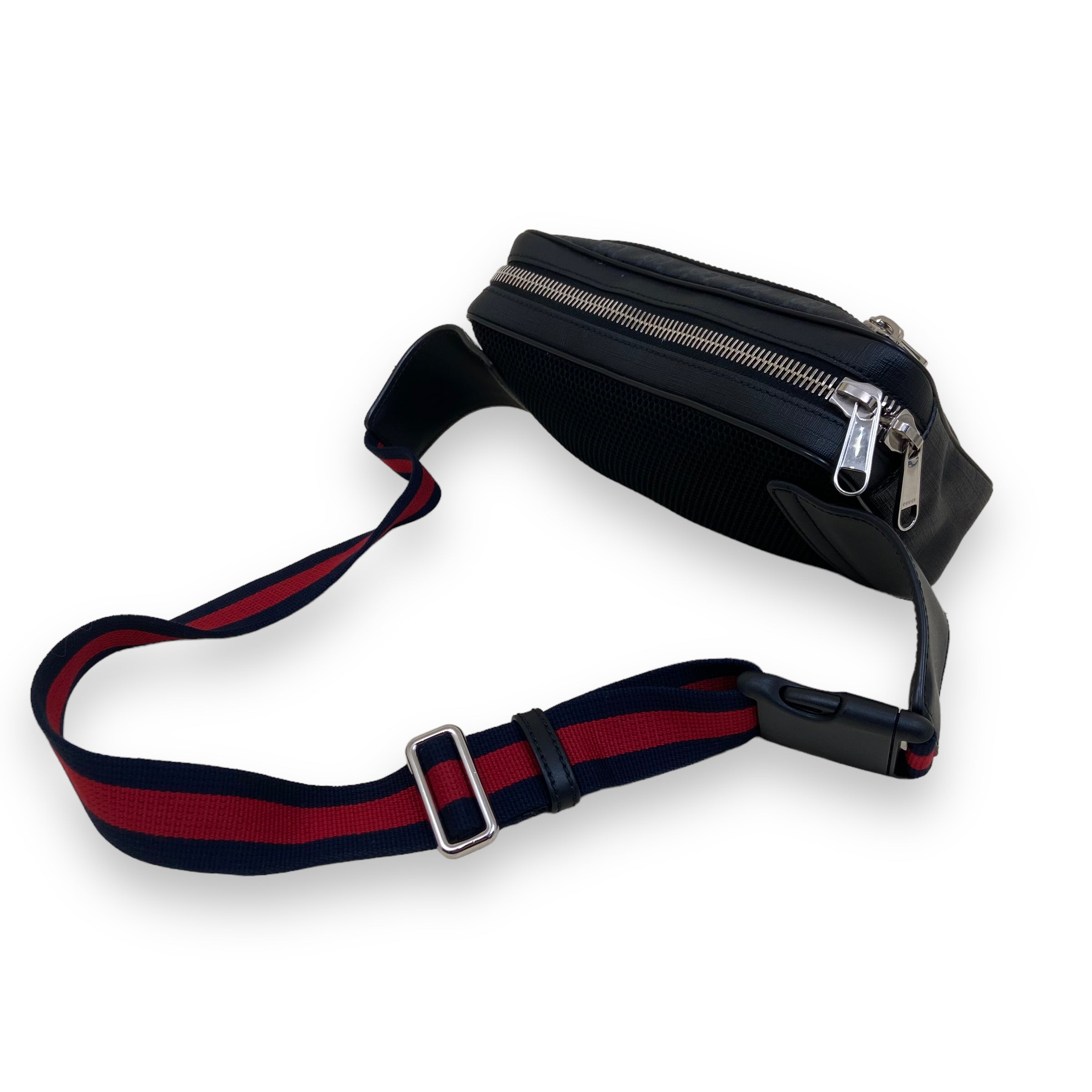 GUCCI GG BELT BAG BLACK
