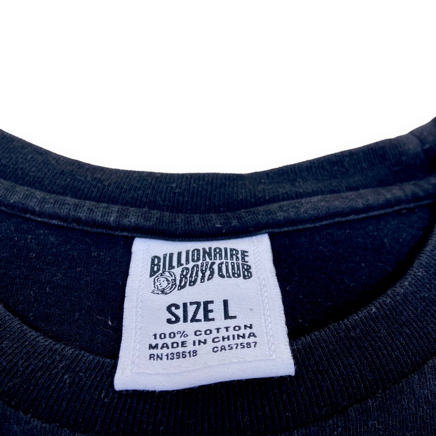 BILLIONAIRE BOYS CLUB GLITTER T-SHIRT BLACK L