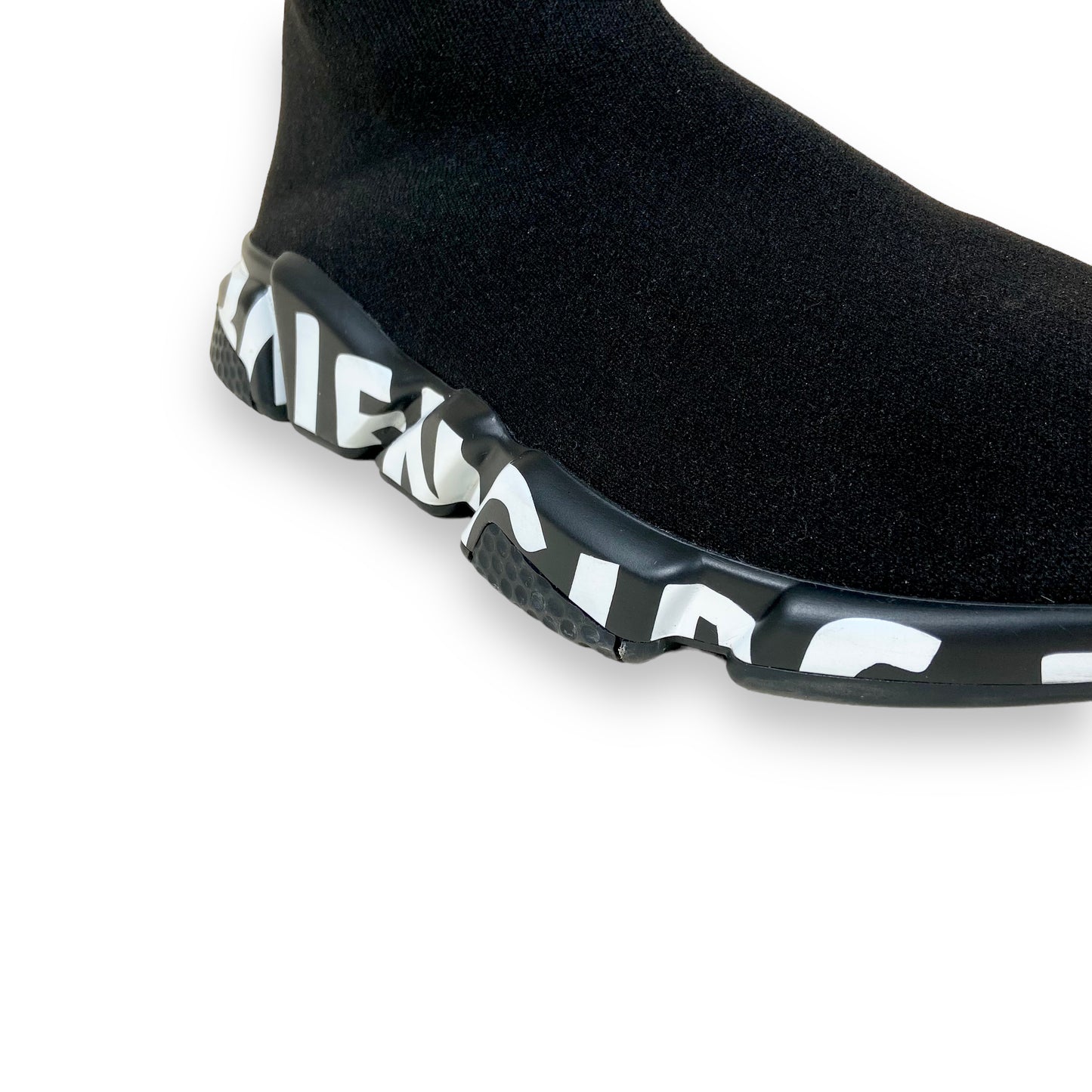 BALENCIAGA SPEED RUNNER SNEAKERS BLACK UK10
