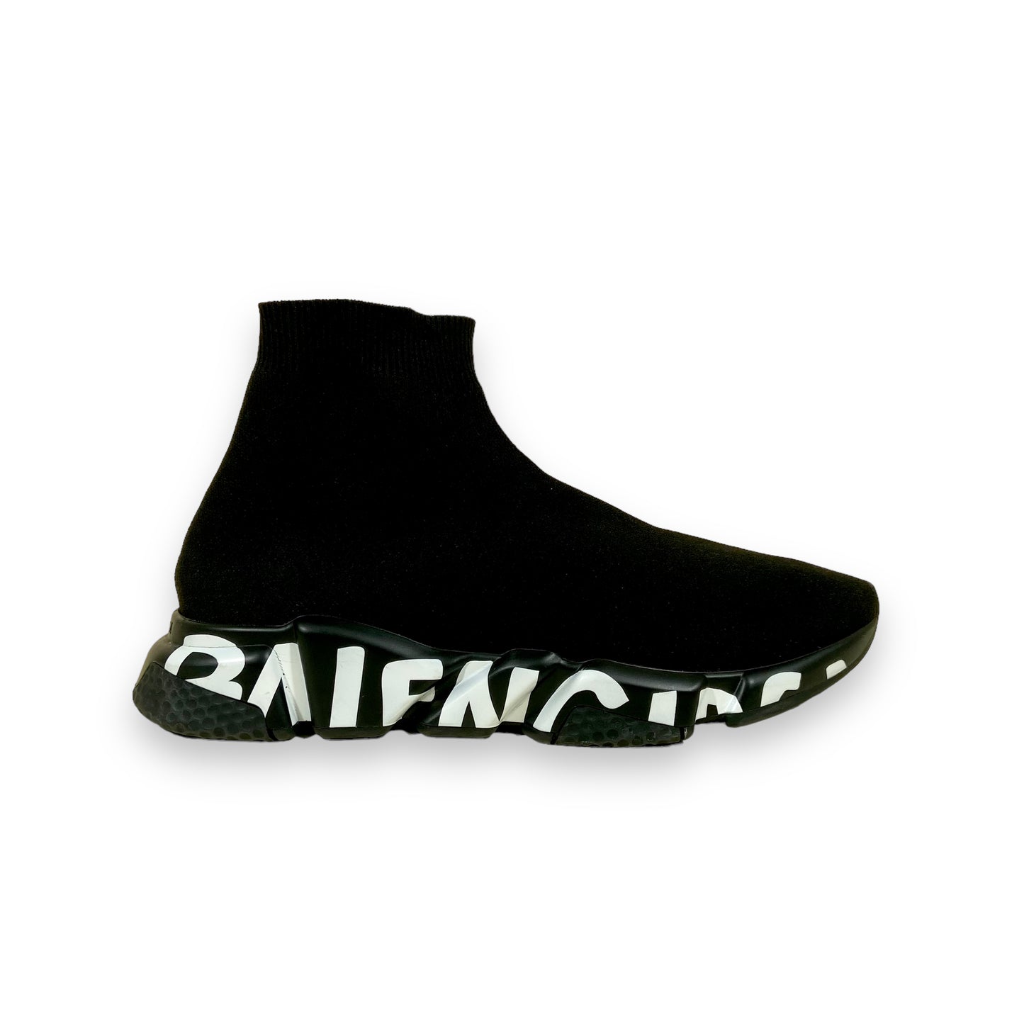 BALENCIAGA SPEED RUNNER SNEAKERS BLACK UK10