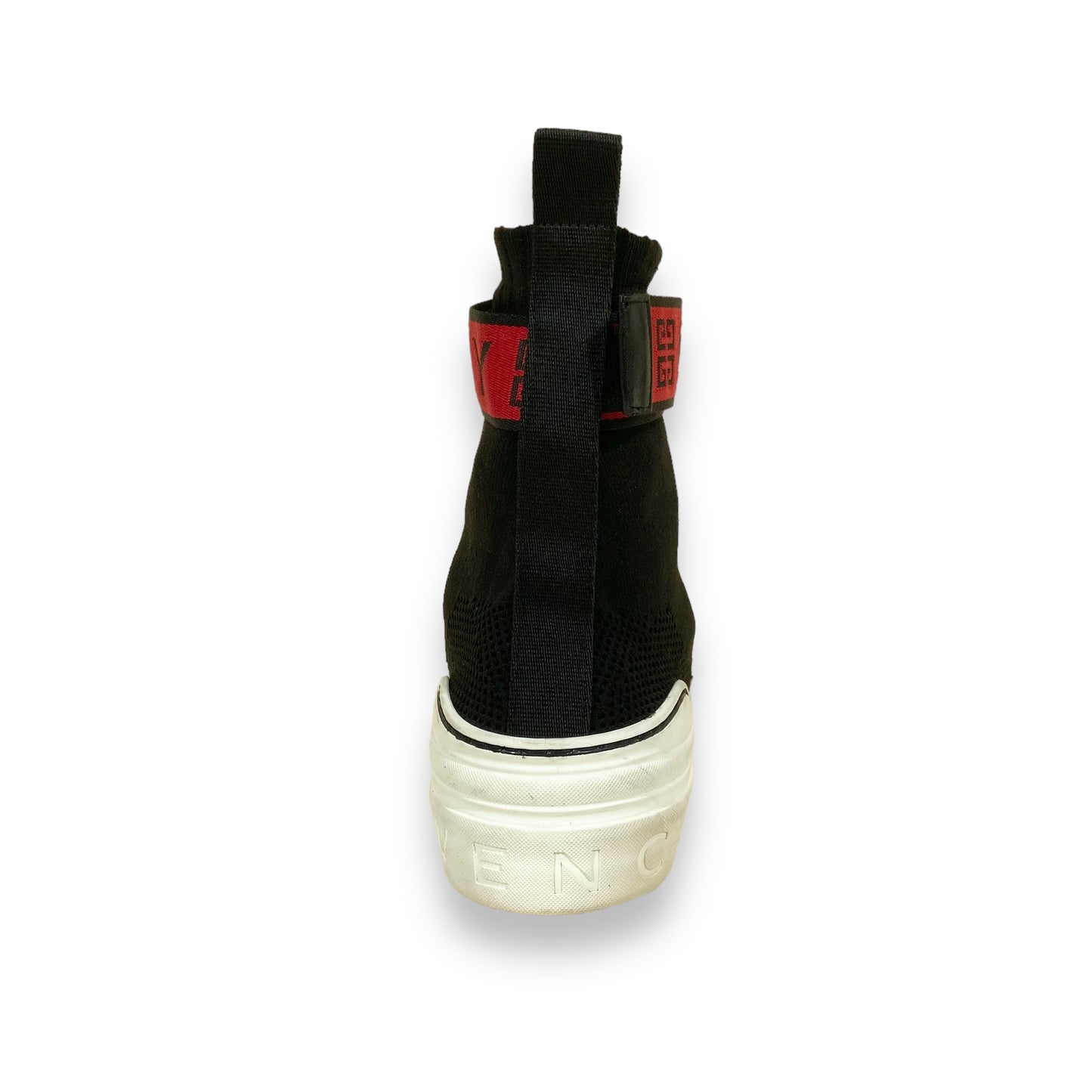 GIVENCHY GEORGE V SOCK HIGH TOP SNEAKER BLACK UK10