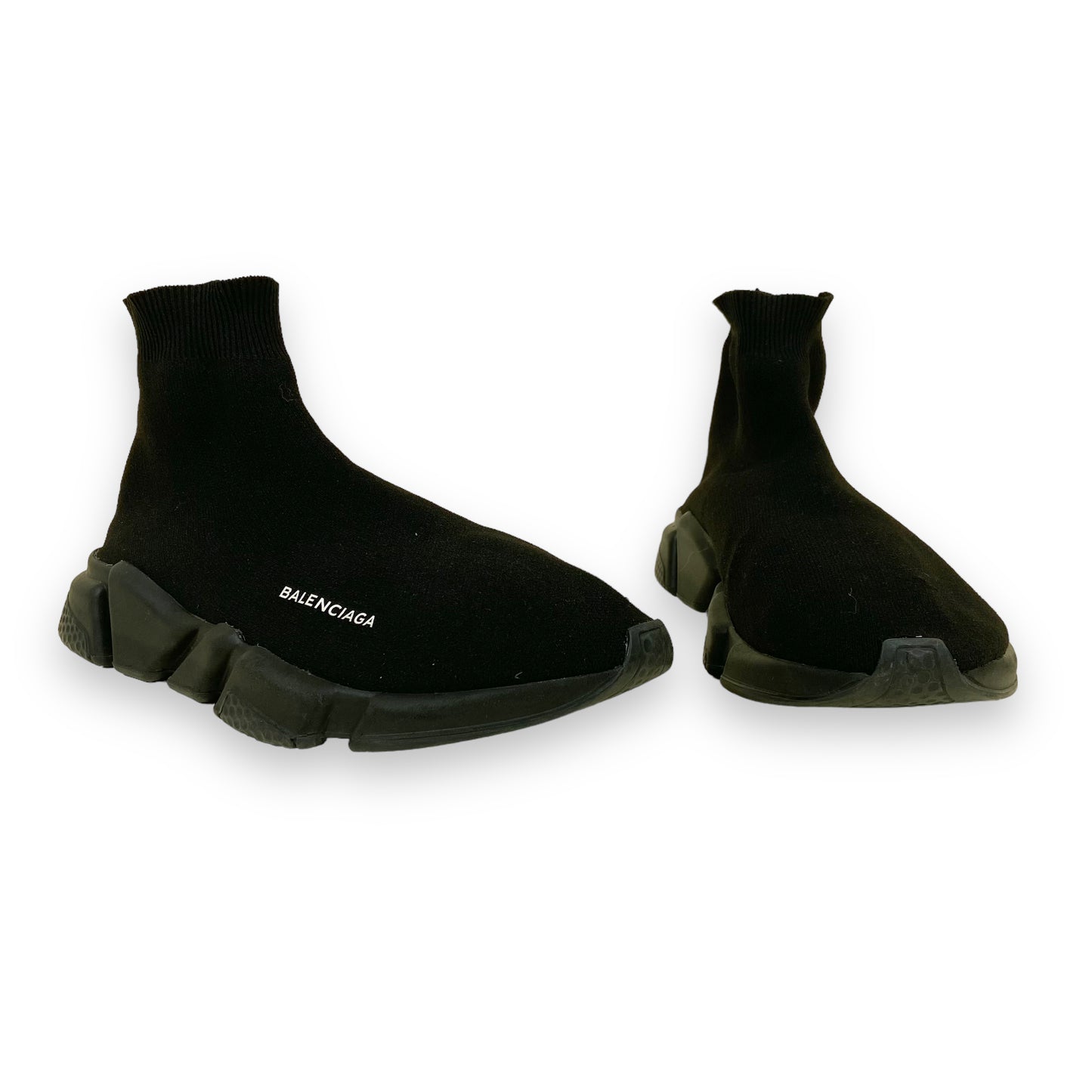 BALENCIAGA SPEED RUNNER SNEAKERS BLACK UK10