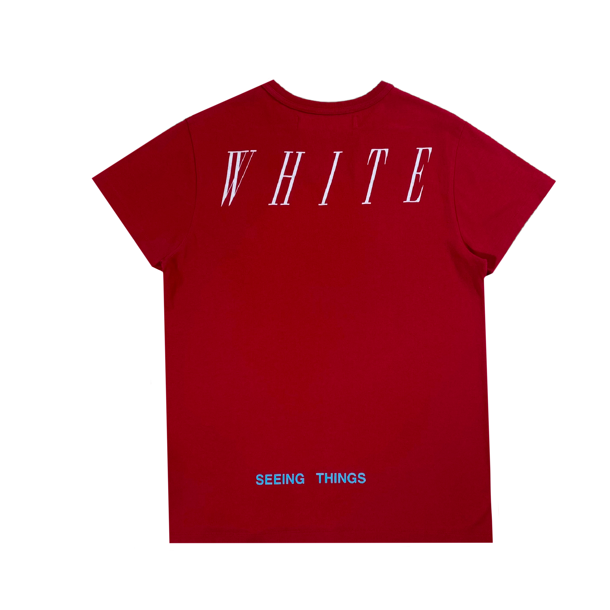 OFF-WHITE T-SHIRT RED XXS