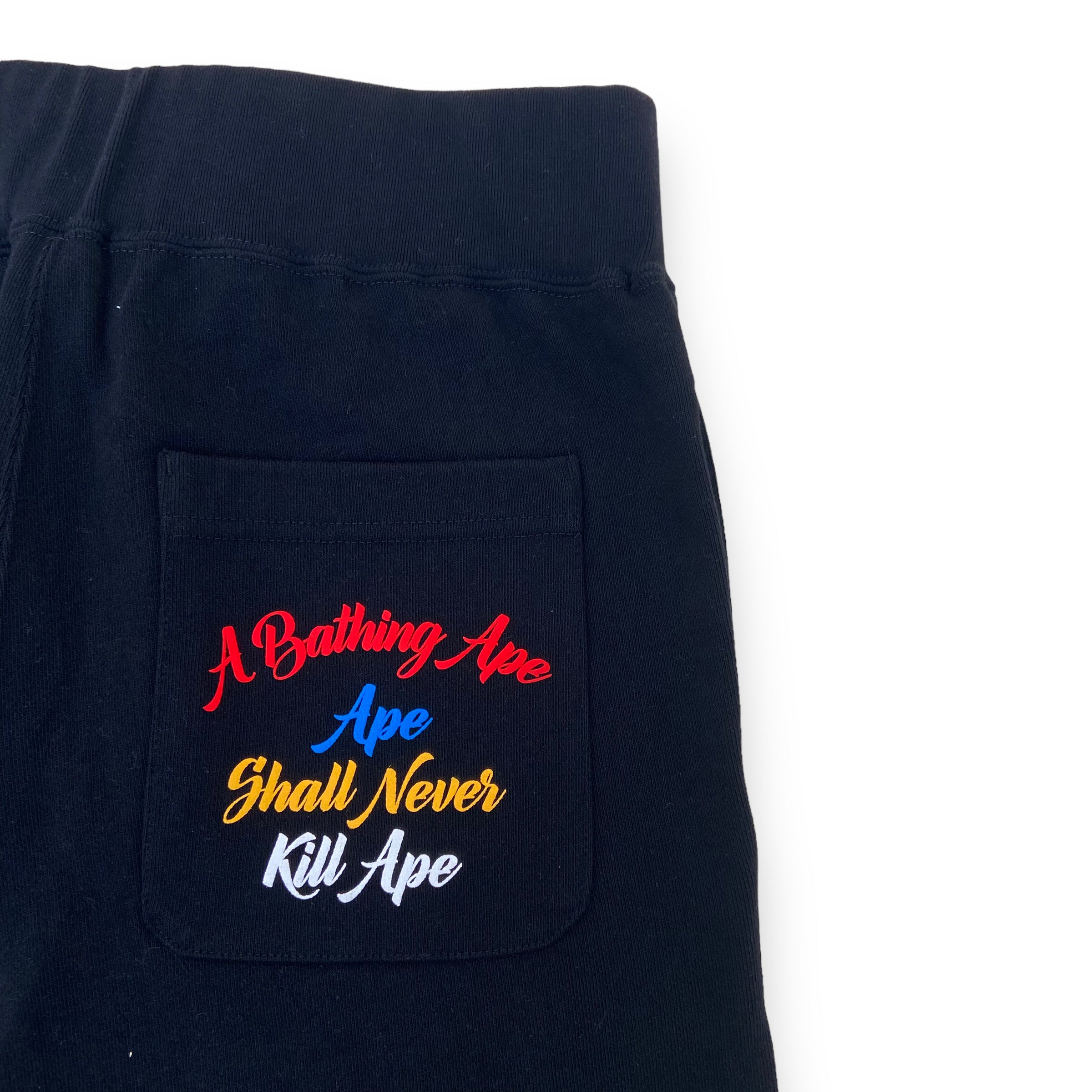 BAPE JOGGERS BLACK M