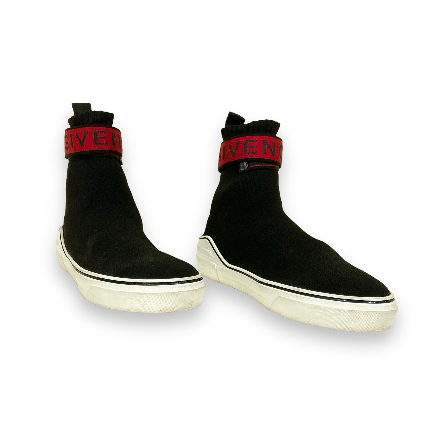GIVENCHY GEORGE V SOCK HIGH TOP SNEAKER BLACK UK10