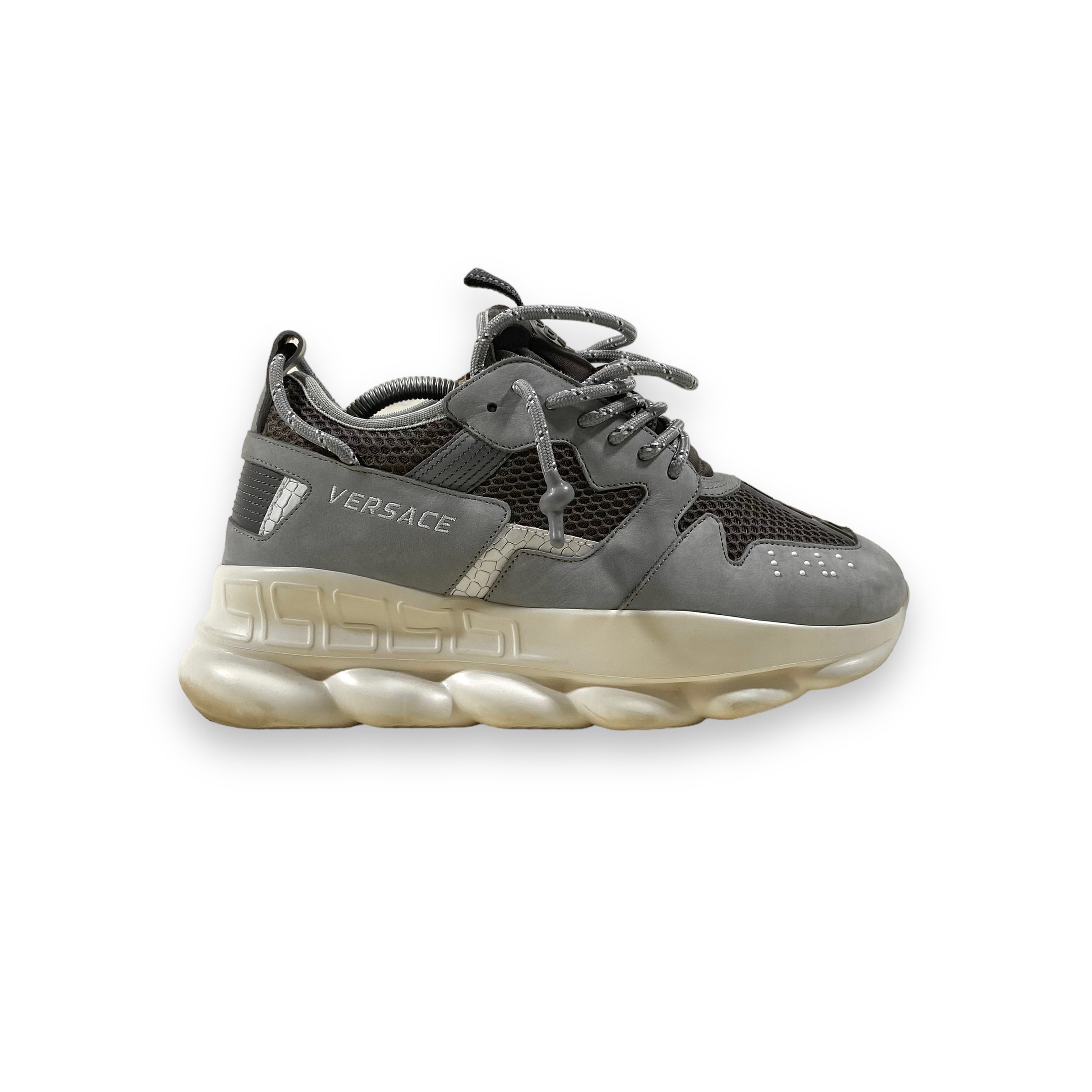 VERSACE CHAIN REACTIONS GREY UK8