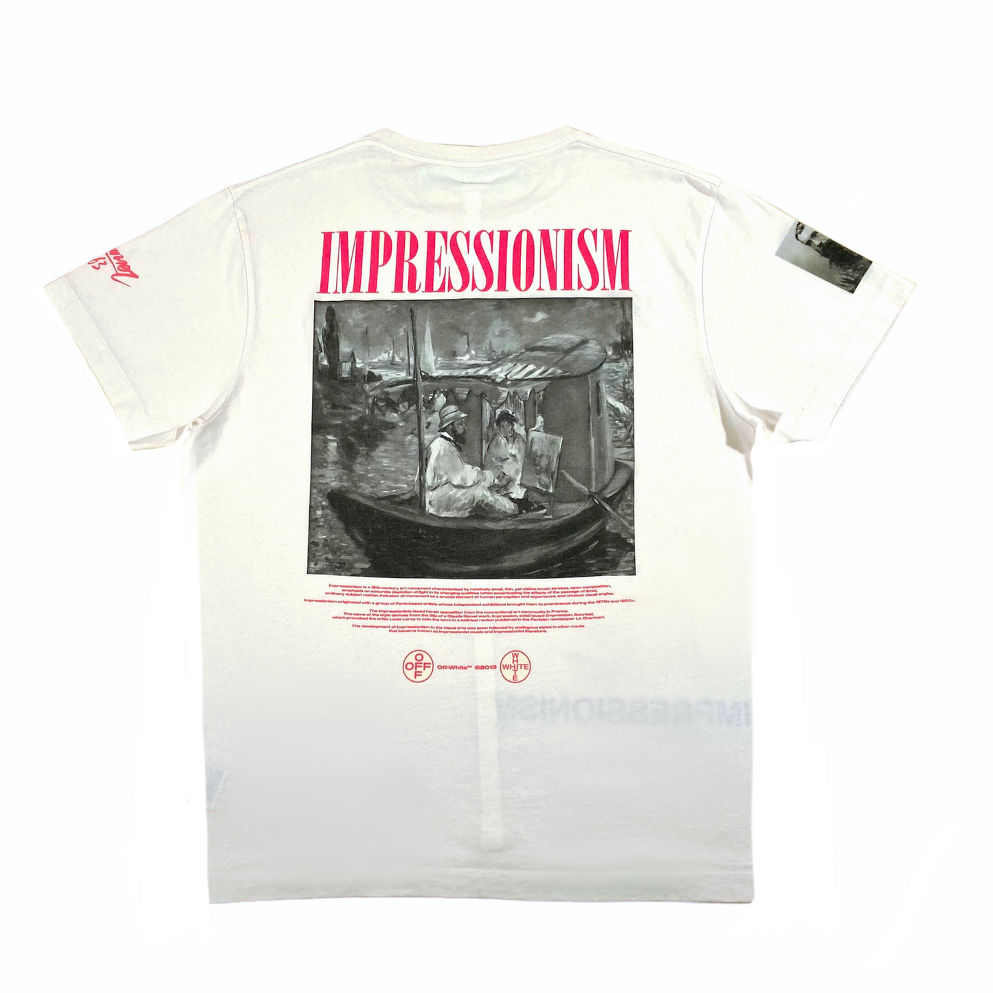 OFF-WHITE IMPRESSIONISM T-SHIRT WHITE XS