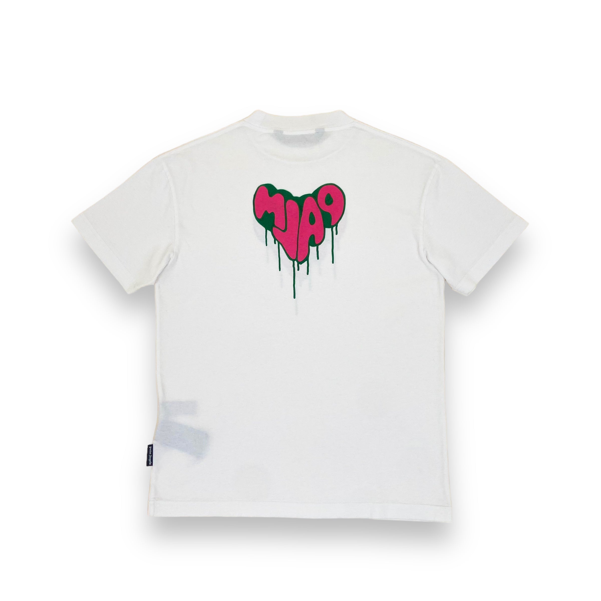 PALM ANGELS SPRAY T-SHIRT WHITE M
