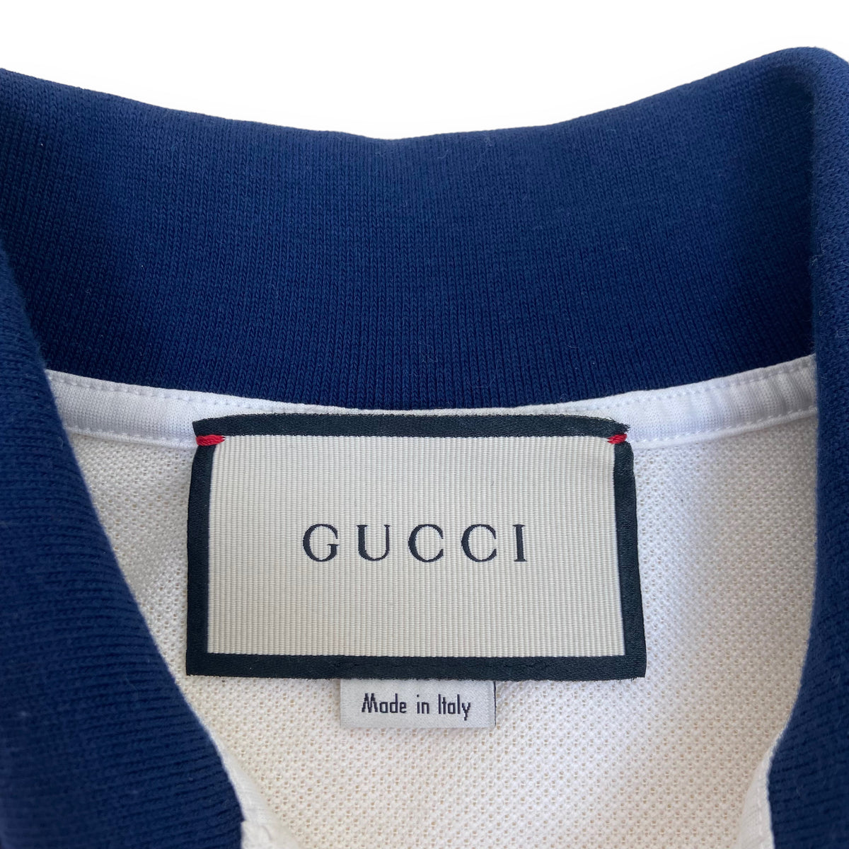 GUCCI BEE POLO SHIRT WHITE L