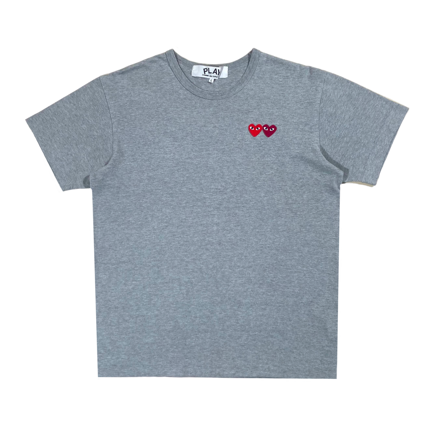 CDG PLAY T-SHIRT GREY L