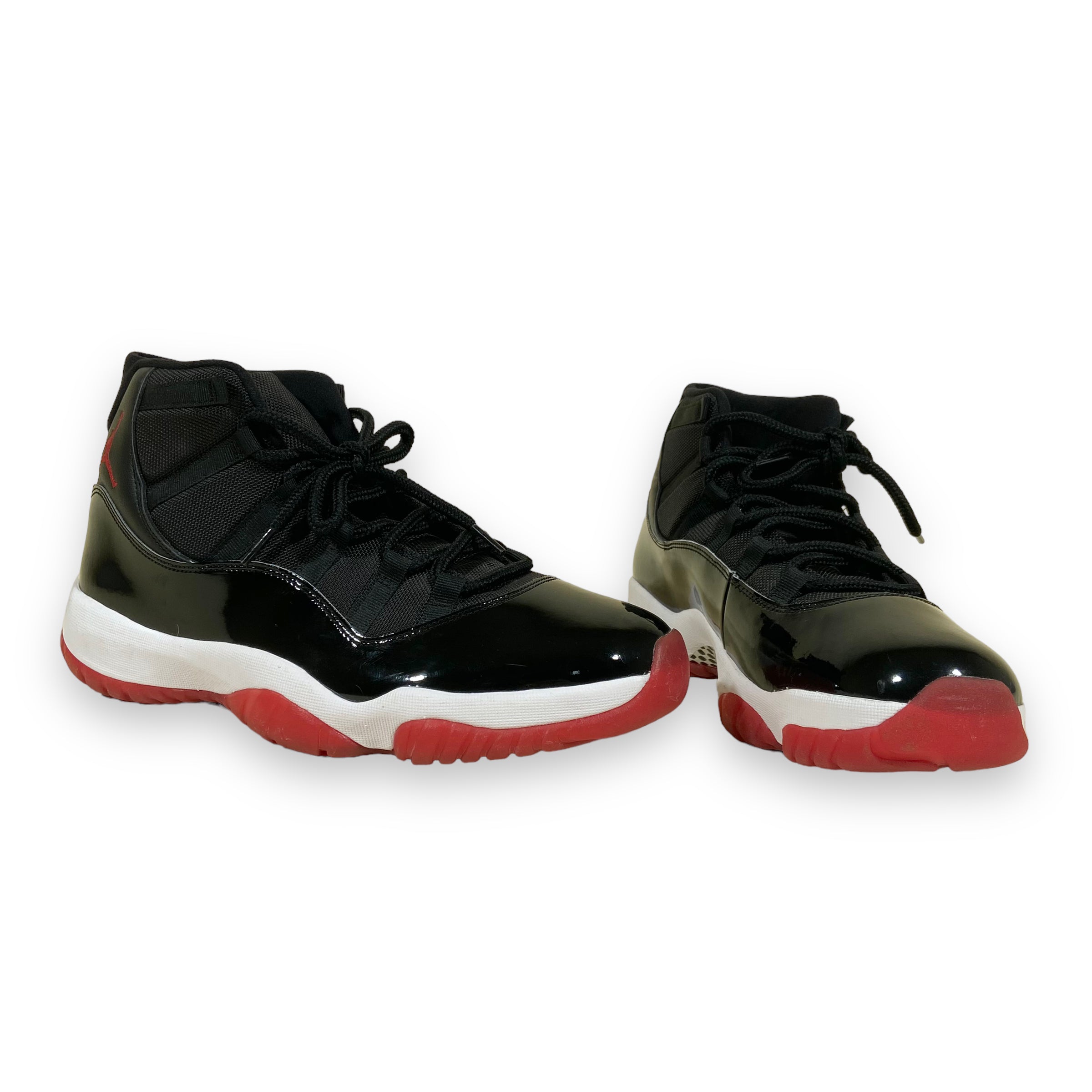 NIKE JORDAN 11 BRED TRAINERS BLACK UK11
