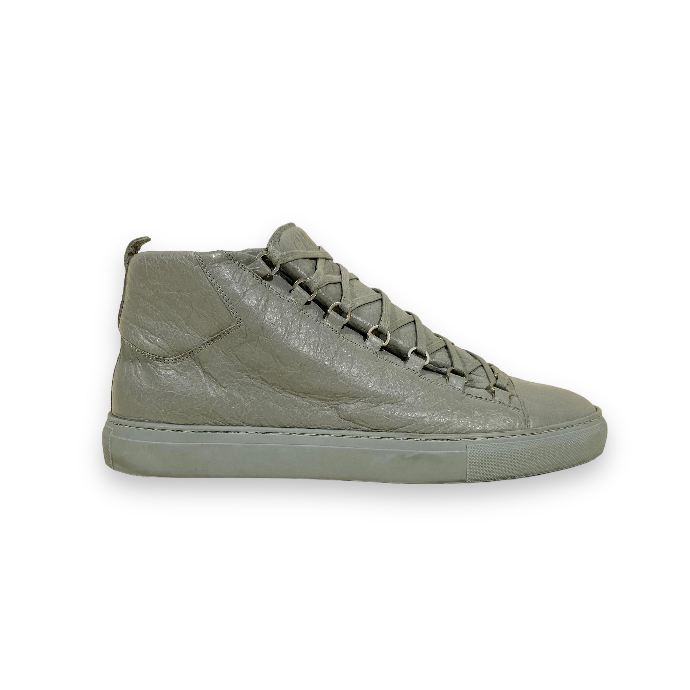 BALENCIAGA HIGH TOP SNEAKERS GREY UK10.5