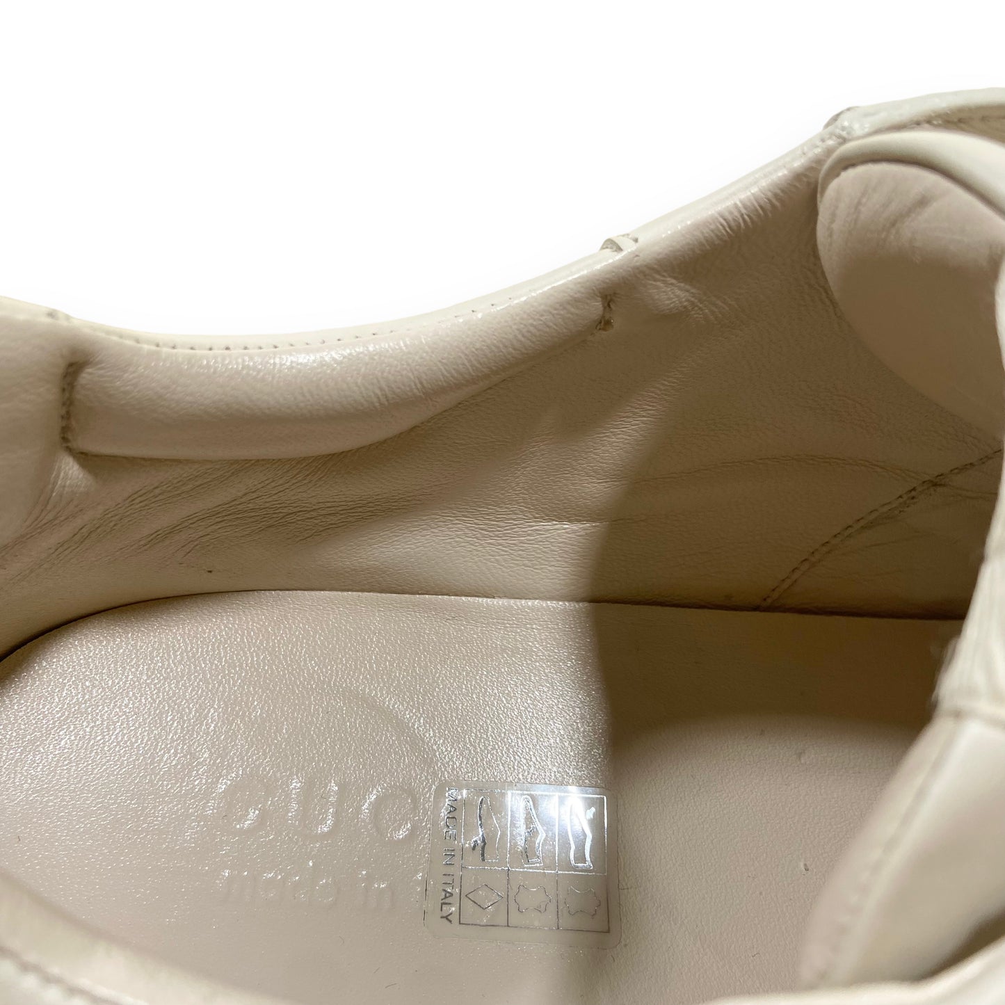 GUCCI RHYTON SNEAKERS CREAM UK8