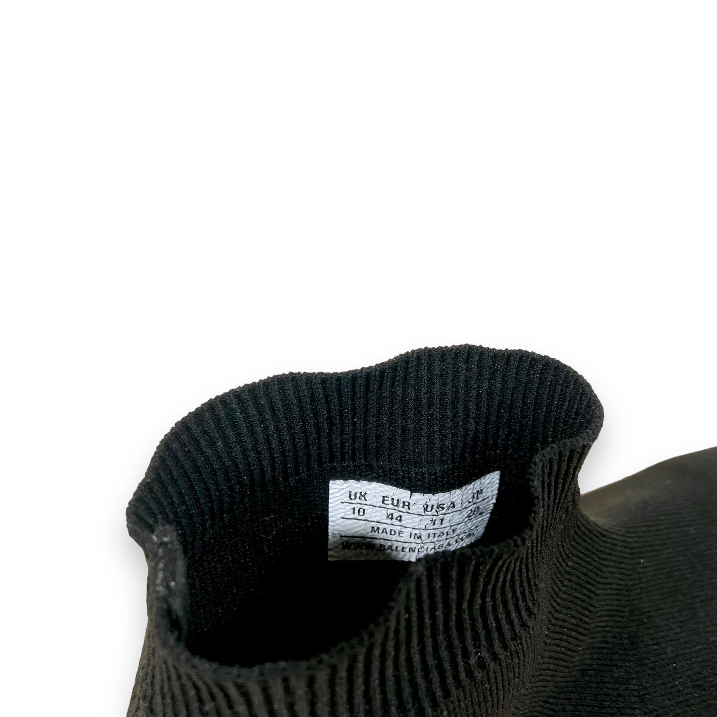 BALENCIAGA SPEED RUNNER SNEAKERS BLACK UK10