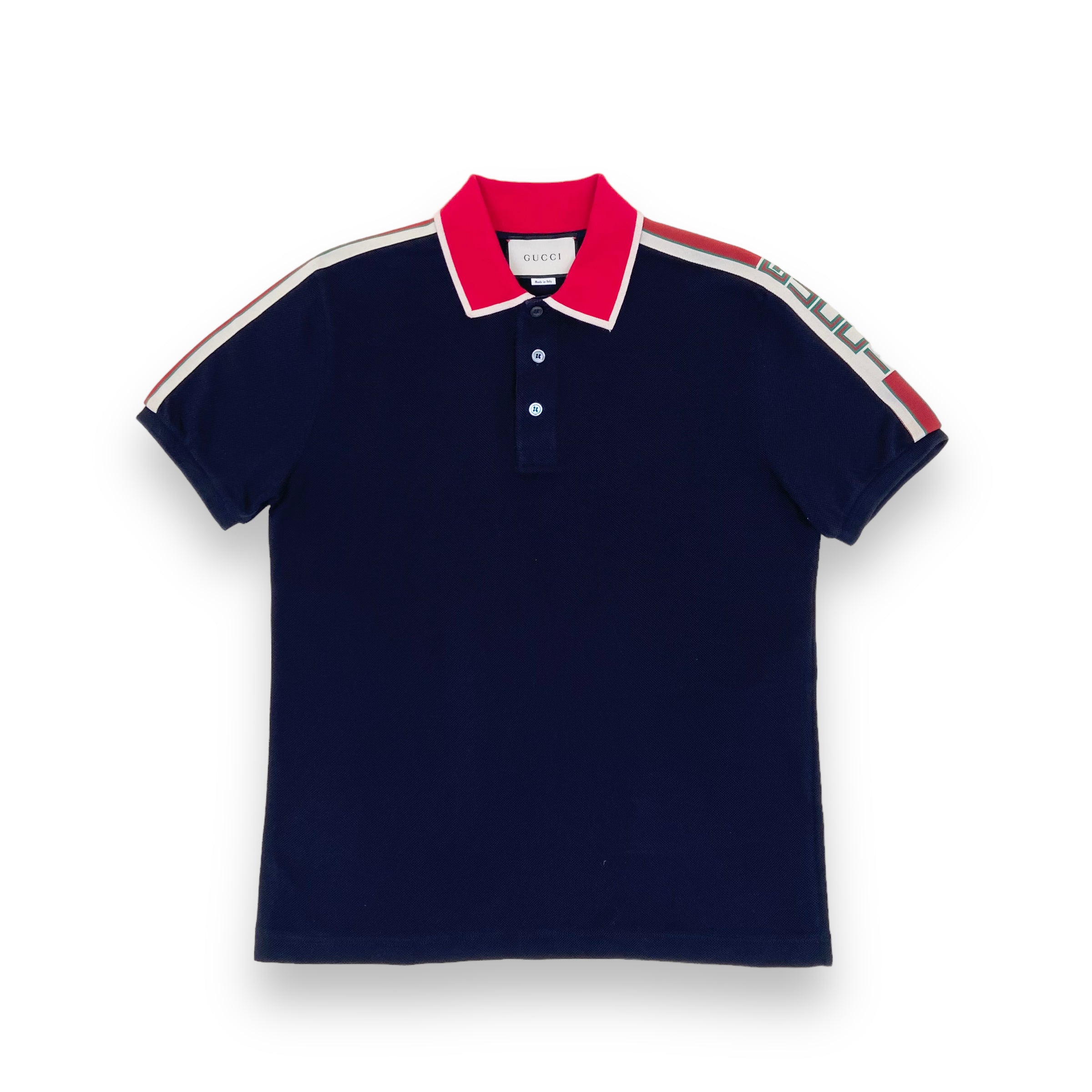 GUCCI POLO SHIRT NAVY L