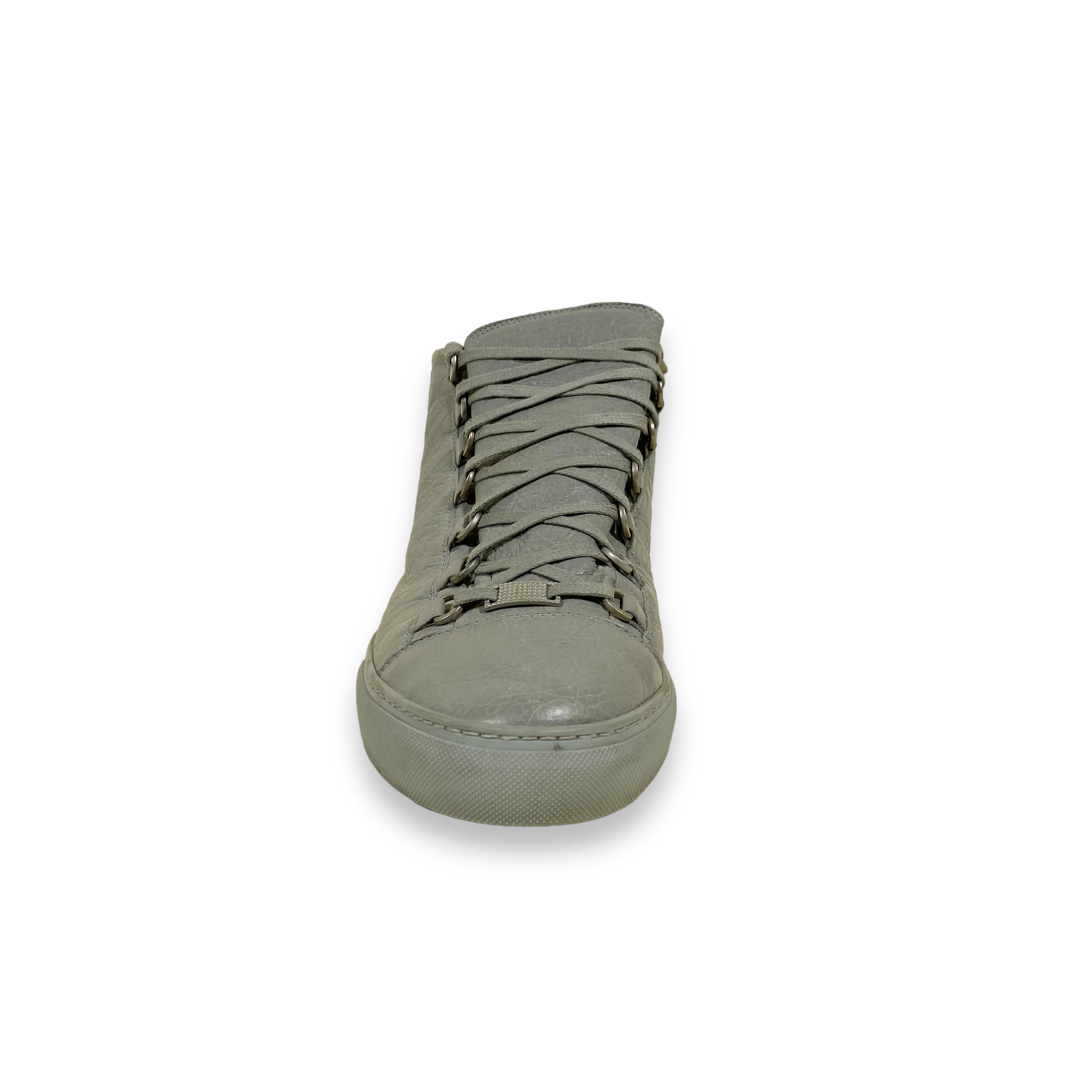 BALENCIAGA ARENA HIGH TOP SNEAKERS GREY UK10.5