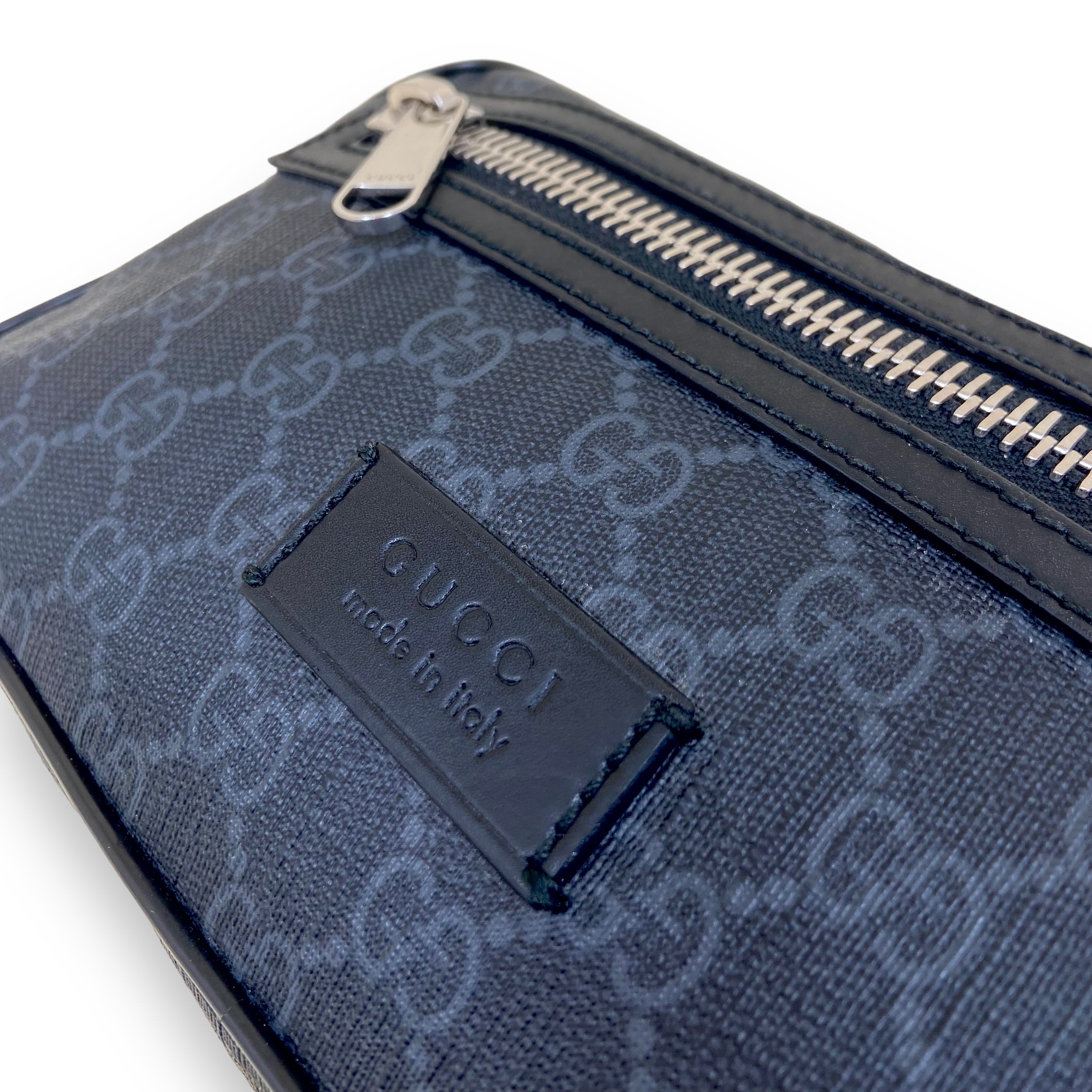 GUCCI GG BELT BAG BLACK