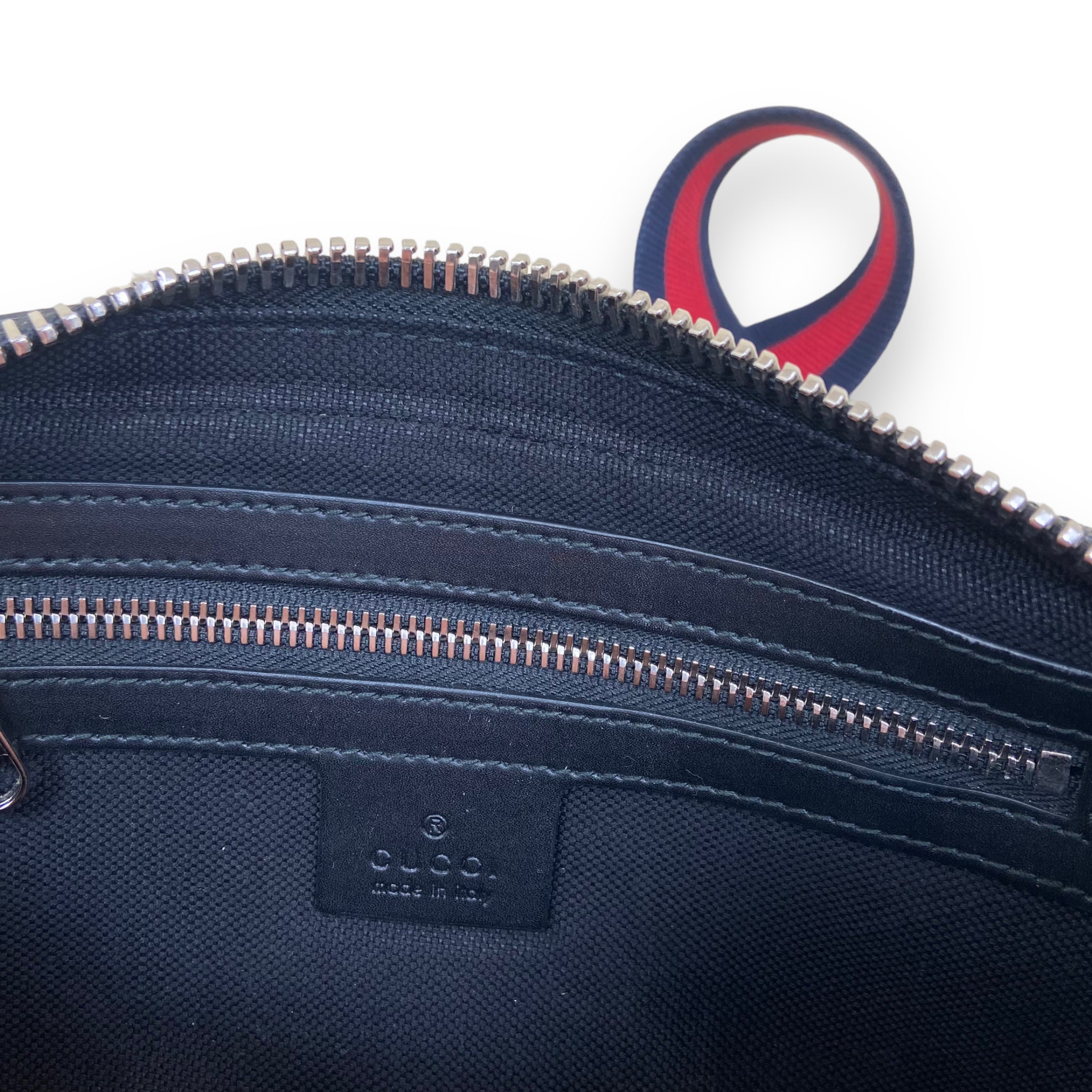 GUCCI GG BELT BAG BLACK