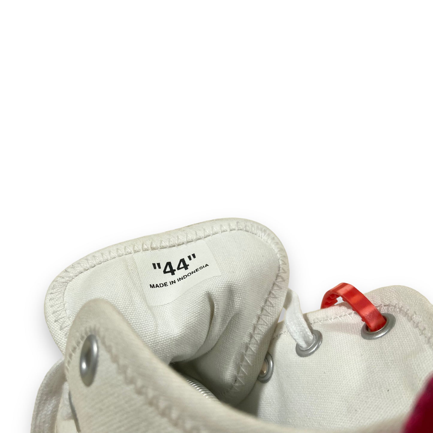 OFF WHITE ARROW PATCH HIGH TOP SNEAKERS WHITE UK10