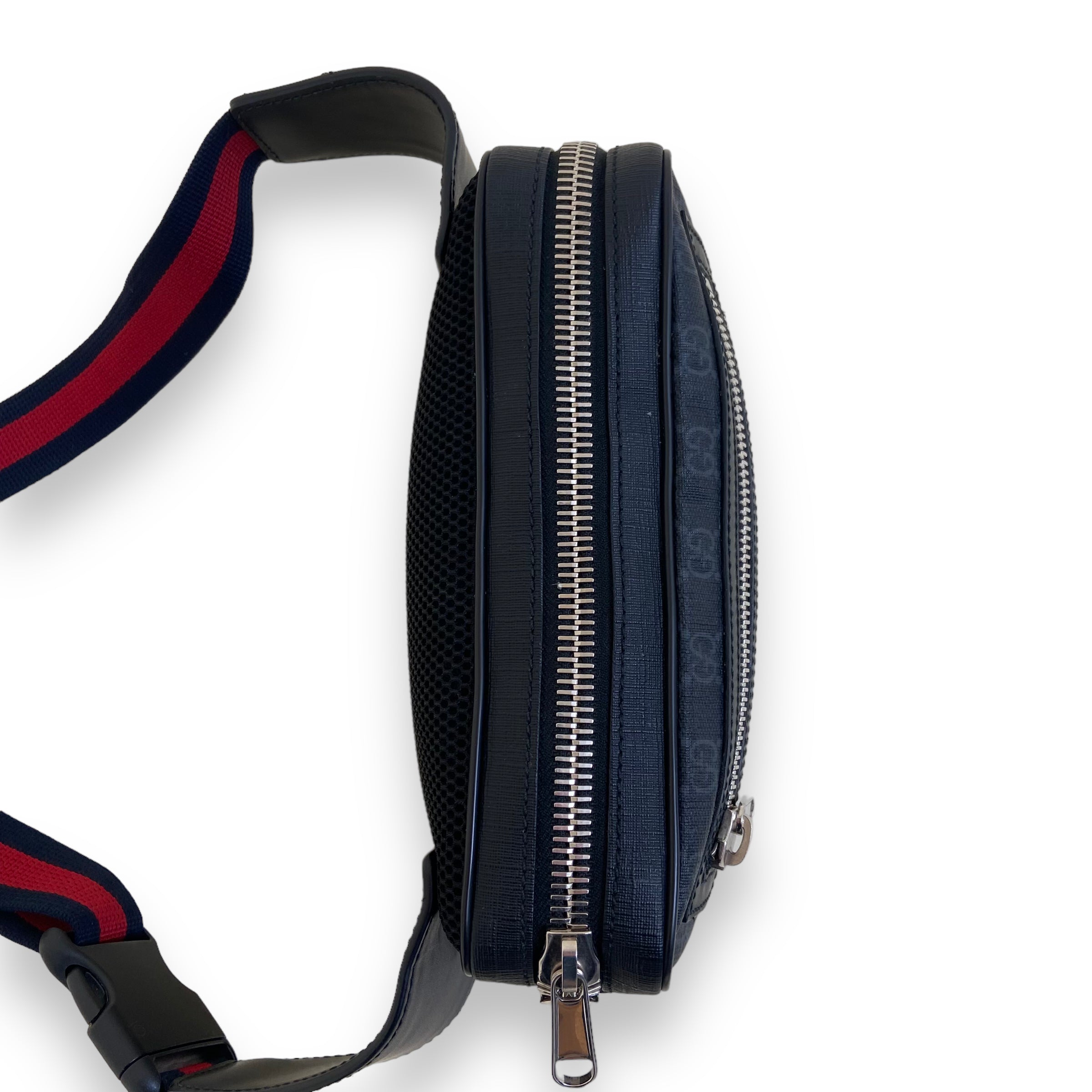 GUCCI GG BELT BAG BLACK