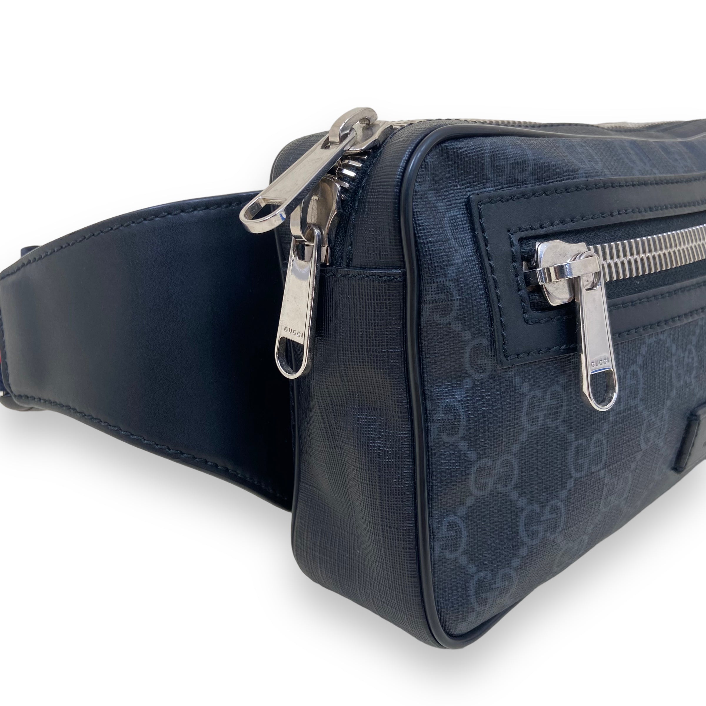 GUCCI GG BELT BAG BLACK
