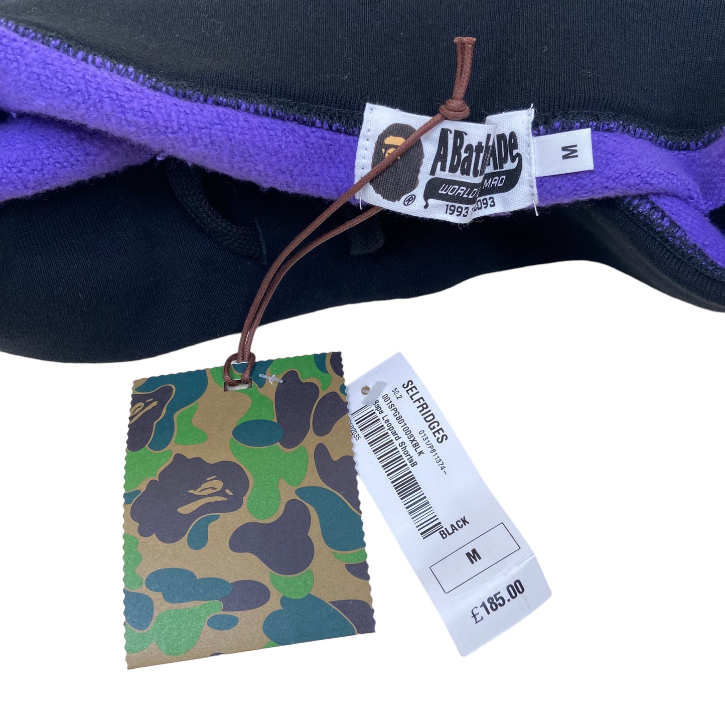 BAPE SHORTS PURPLE M